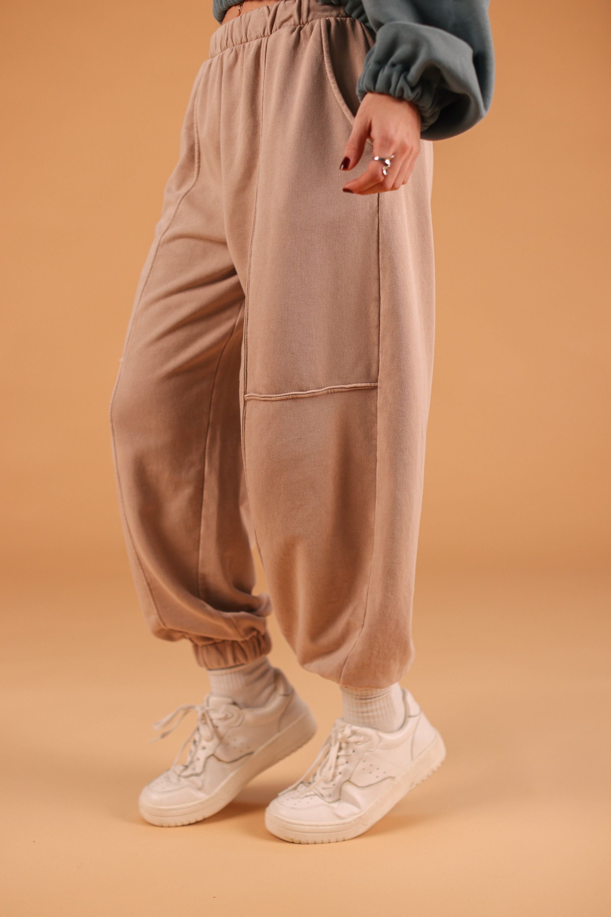 Sweatpants Neha Stonewashed Beige