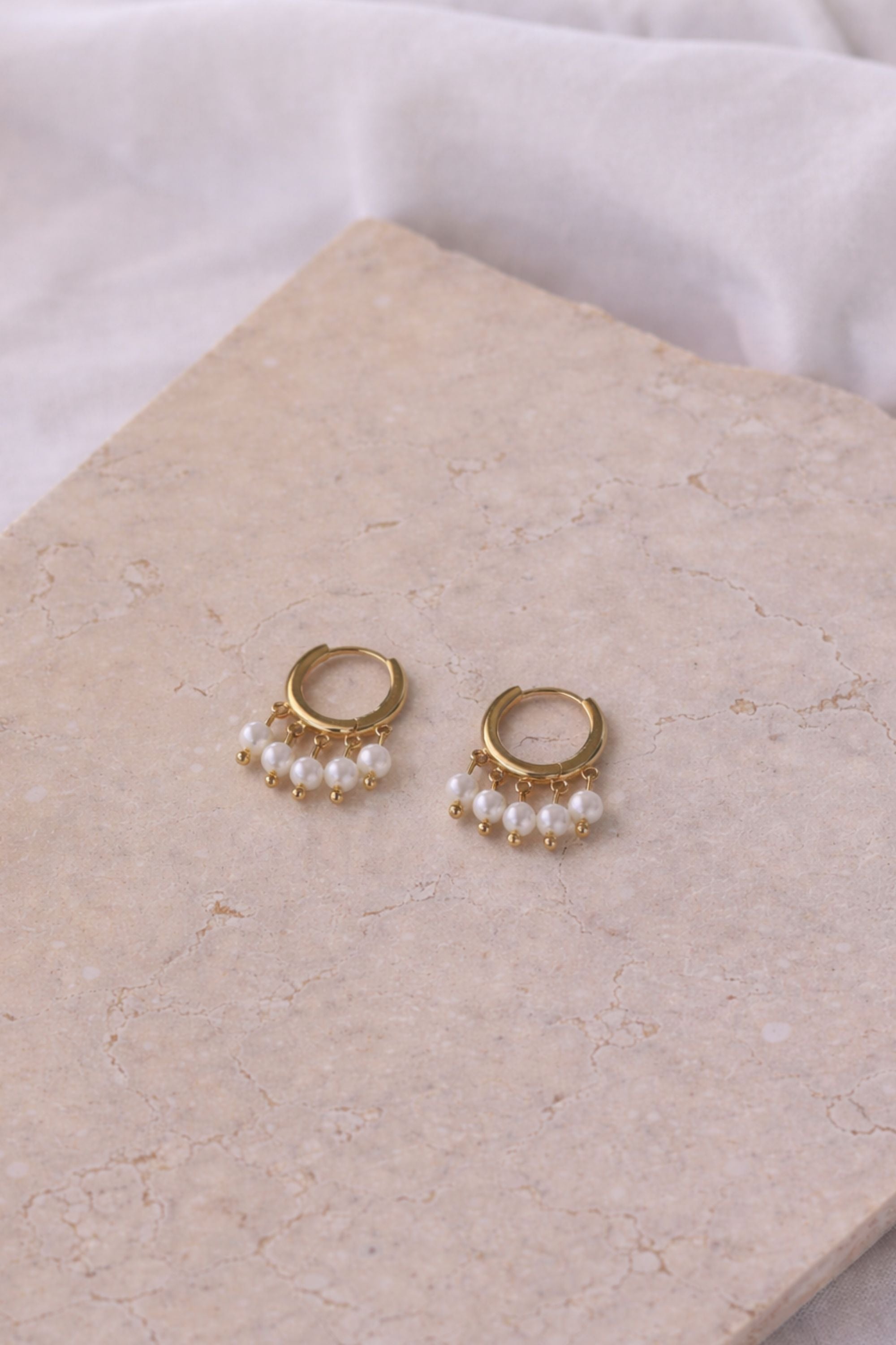 Earrings Pearl Blossom