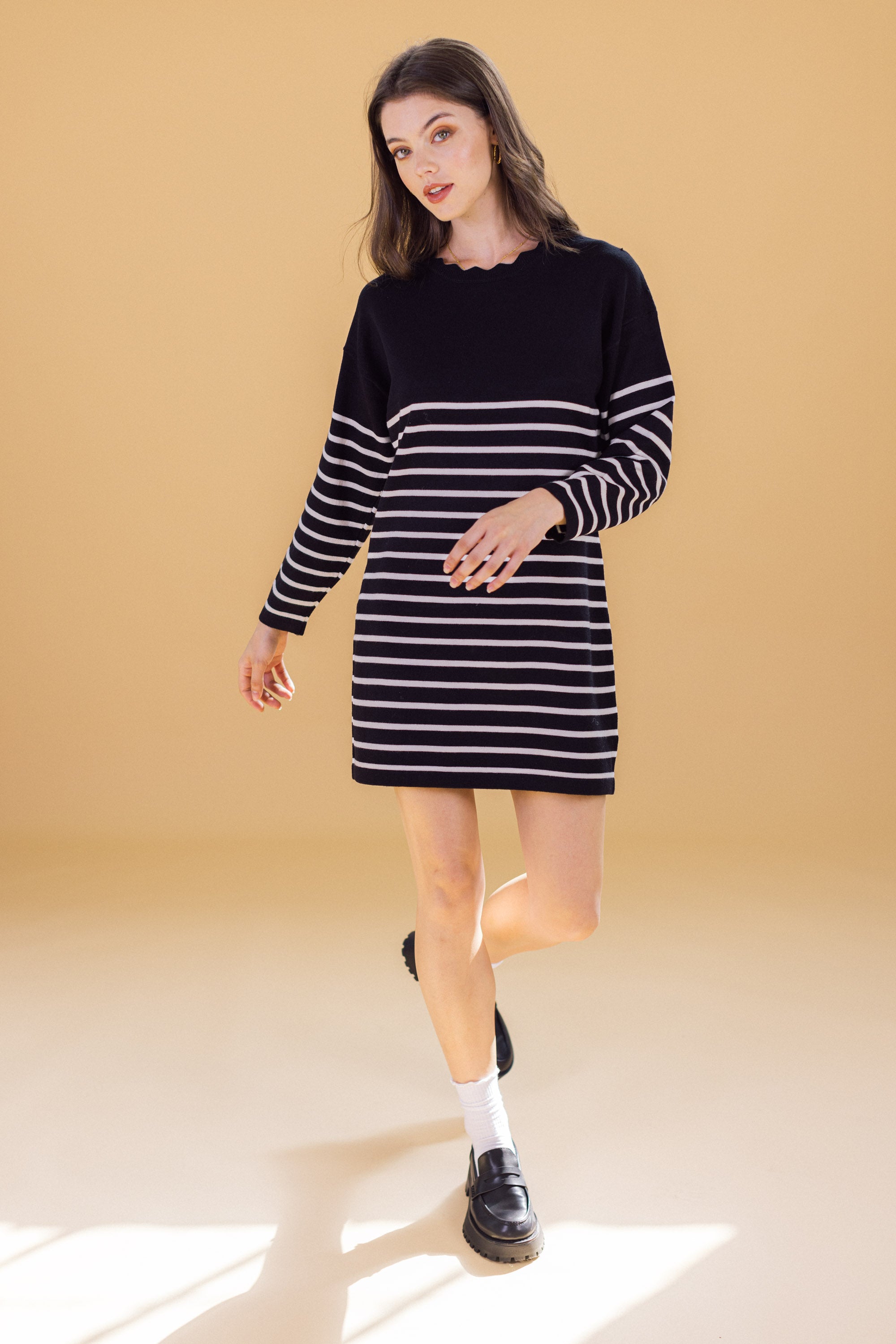 Dress Claude Stripes Black