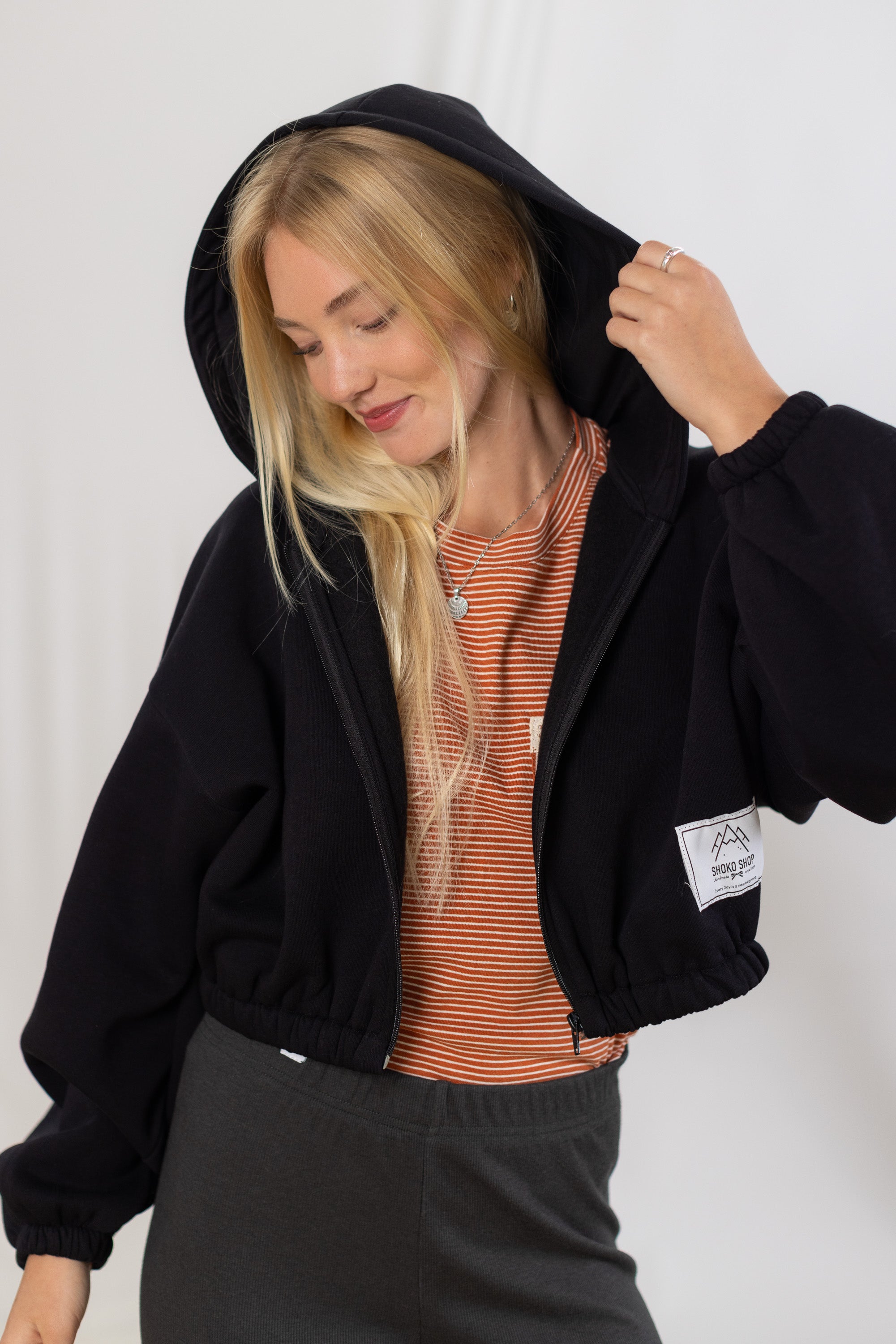 Kapuzenjacke Bea Schwarz