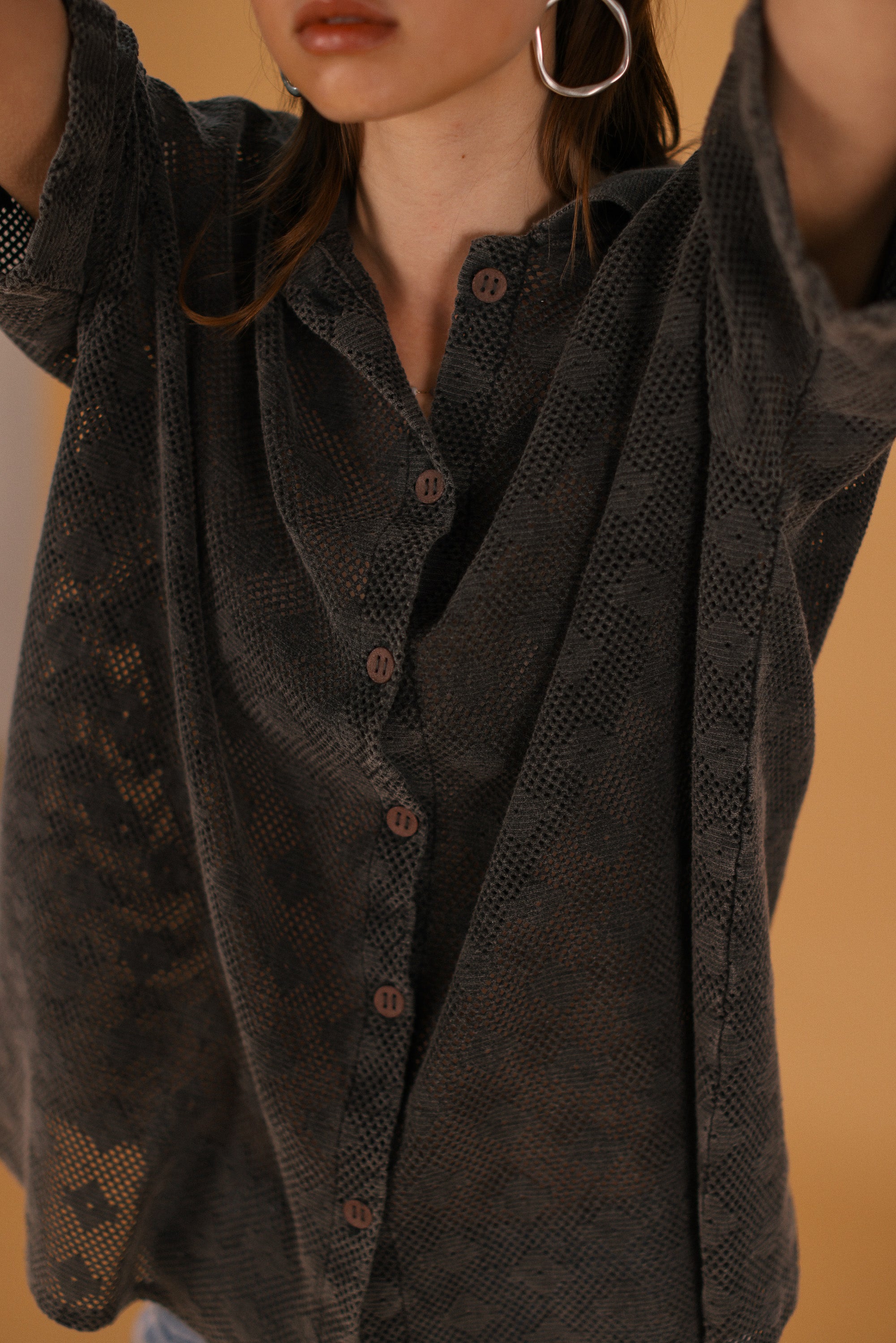 Shirt Elio Stonewashed Grey