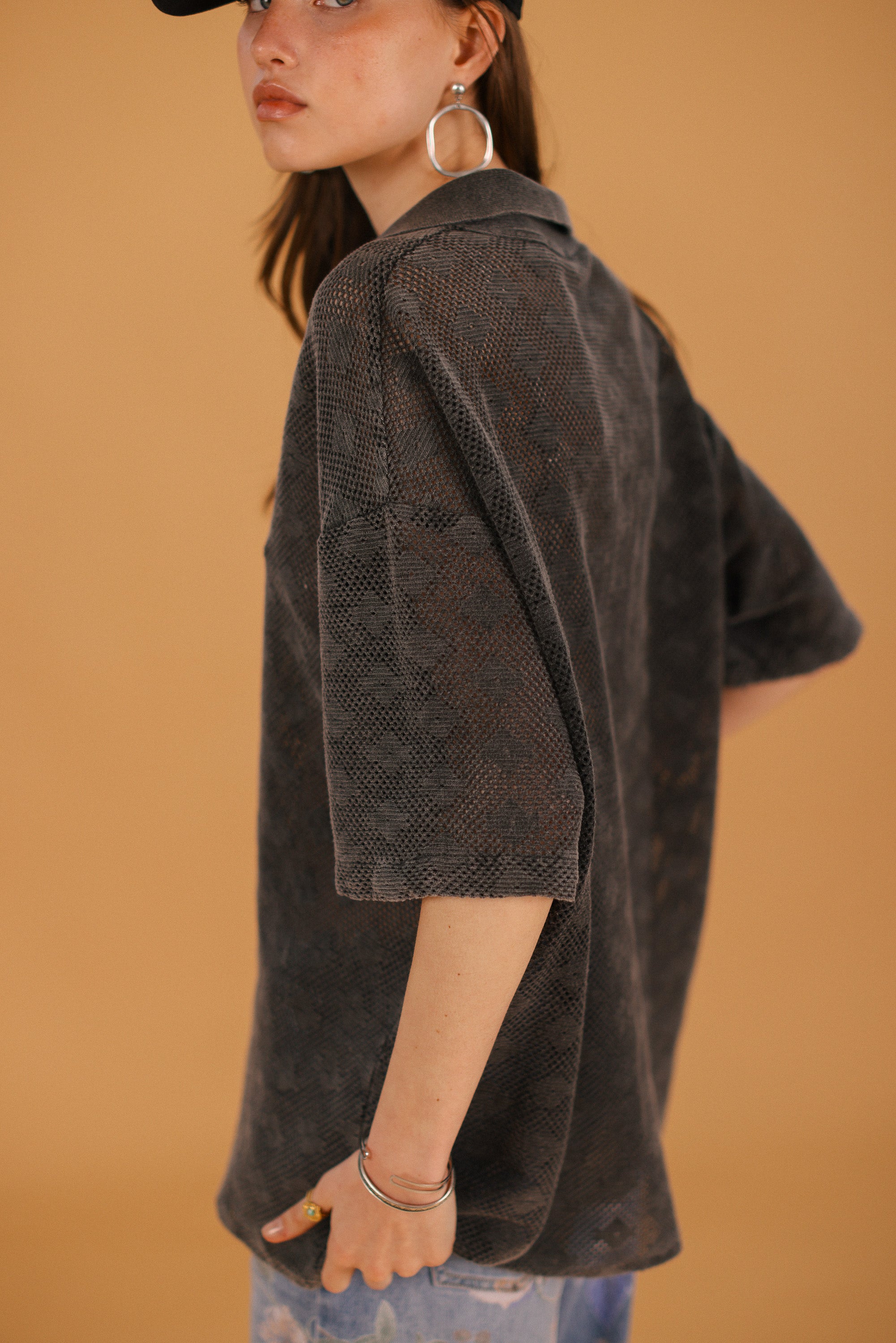 Shirt Elio Stonewashed Grey