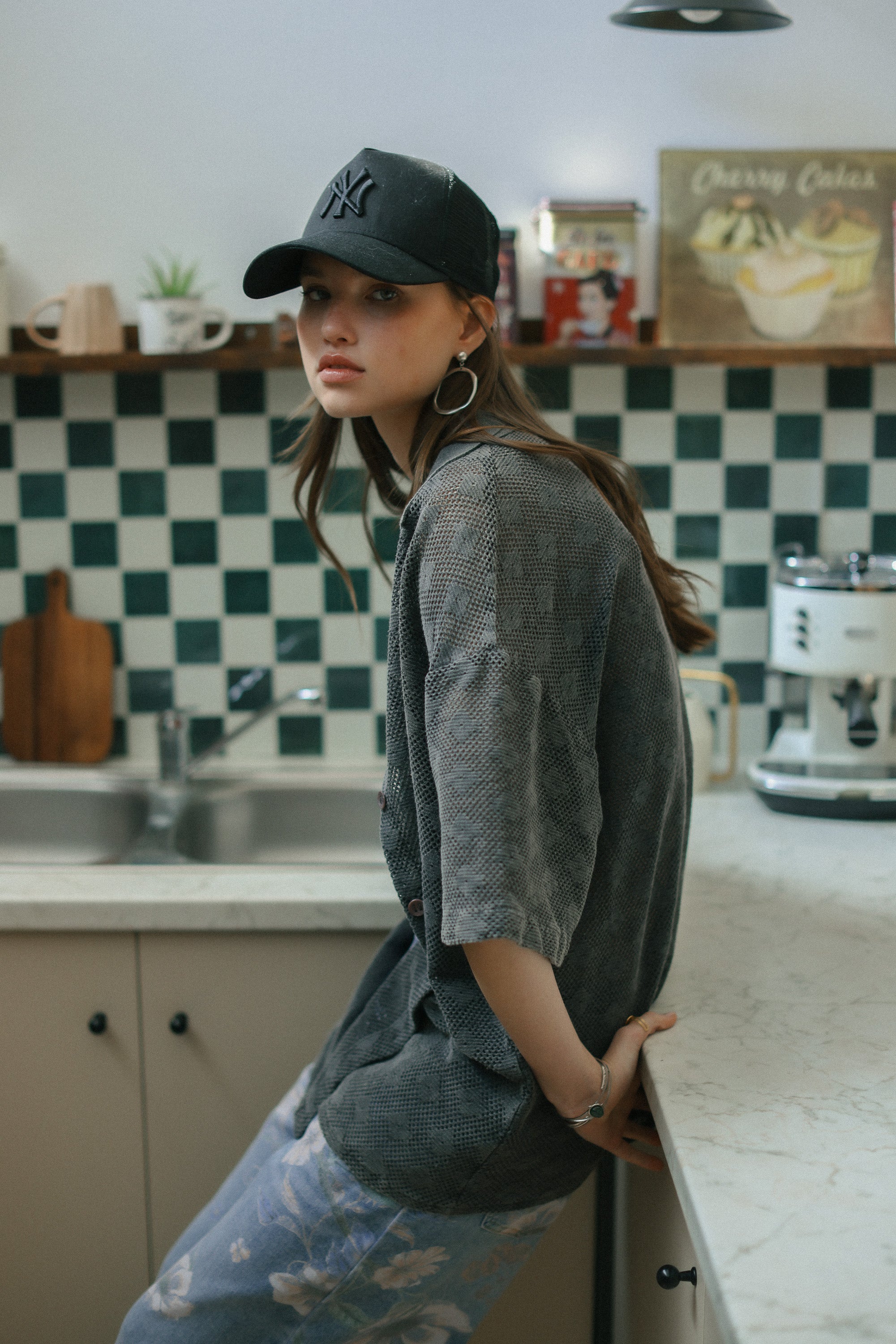 Shirt Elio Stonewashed Grey