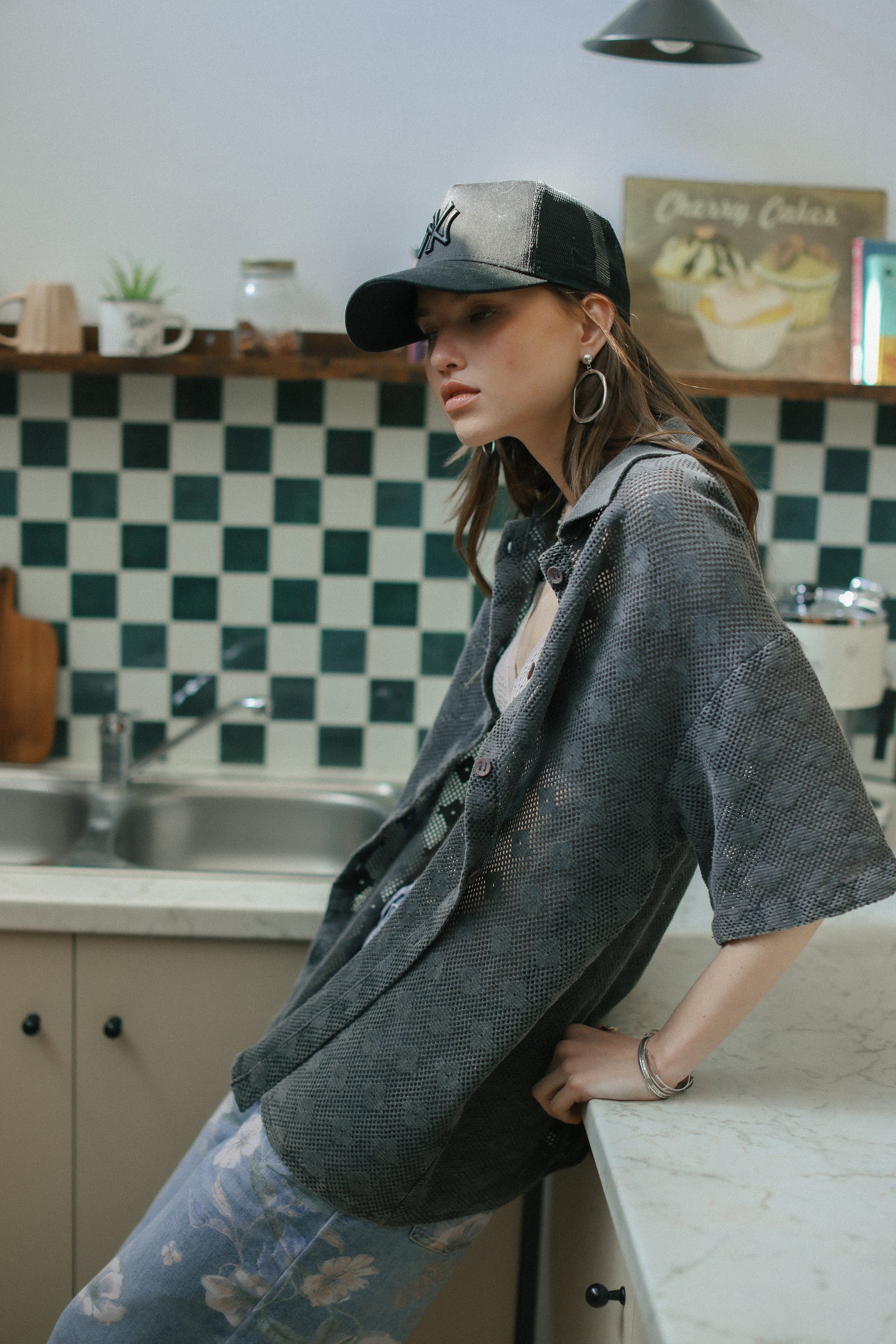 Shirt Elio Stonewashed Grey