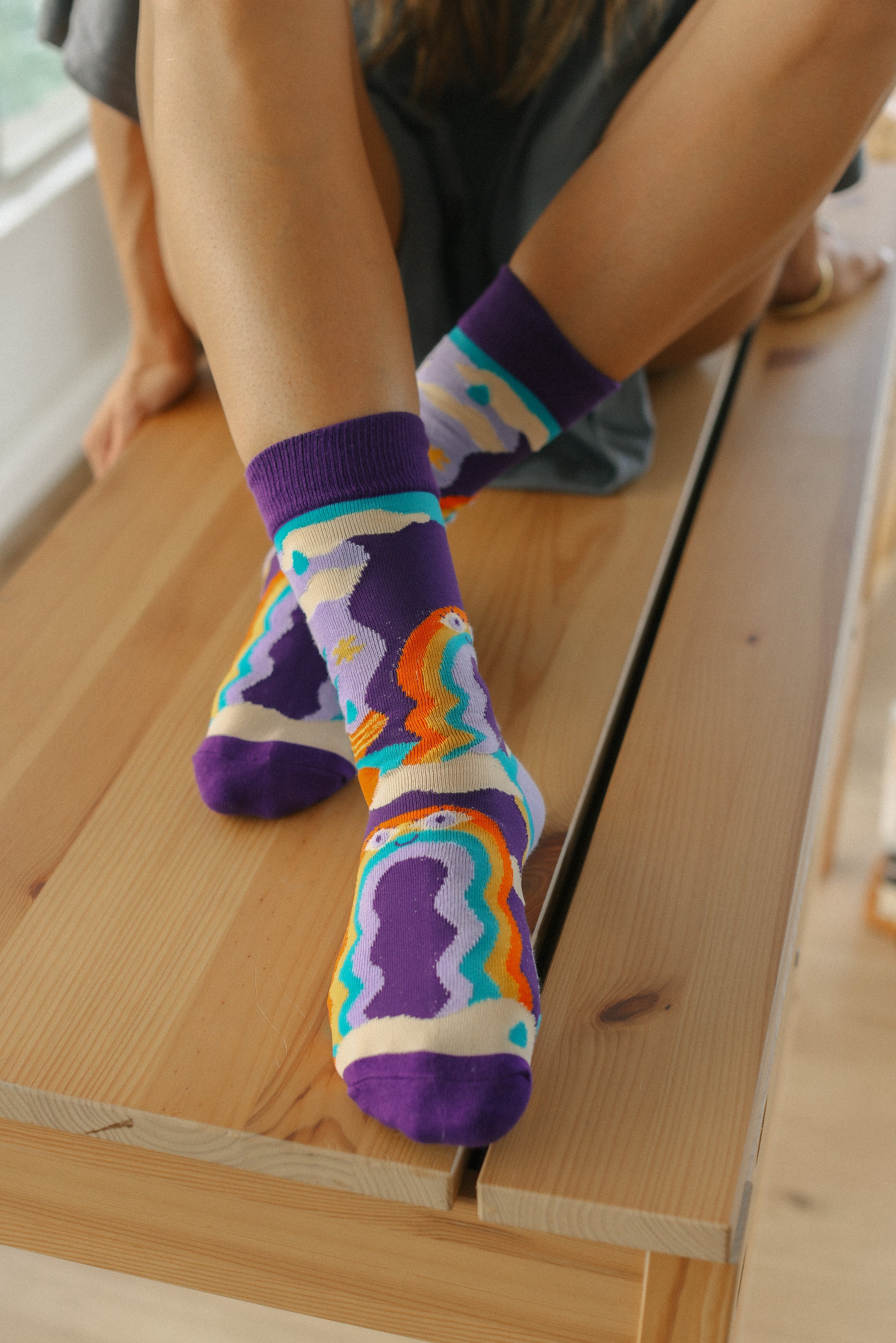 Socks Groovy Rainbow