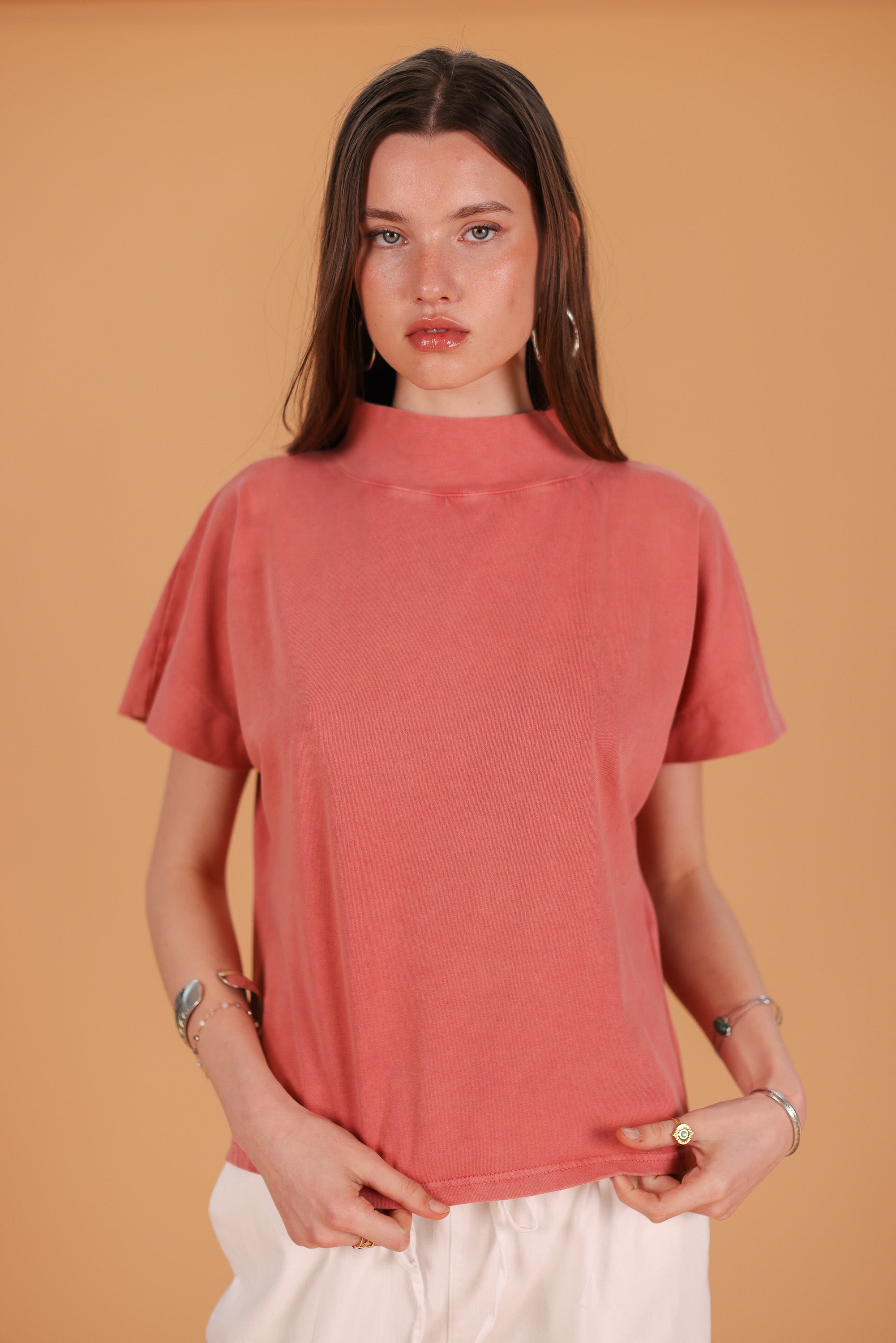 Top Cora Stonewashed Blush