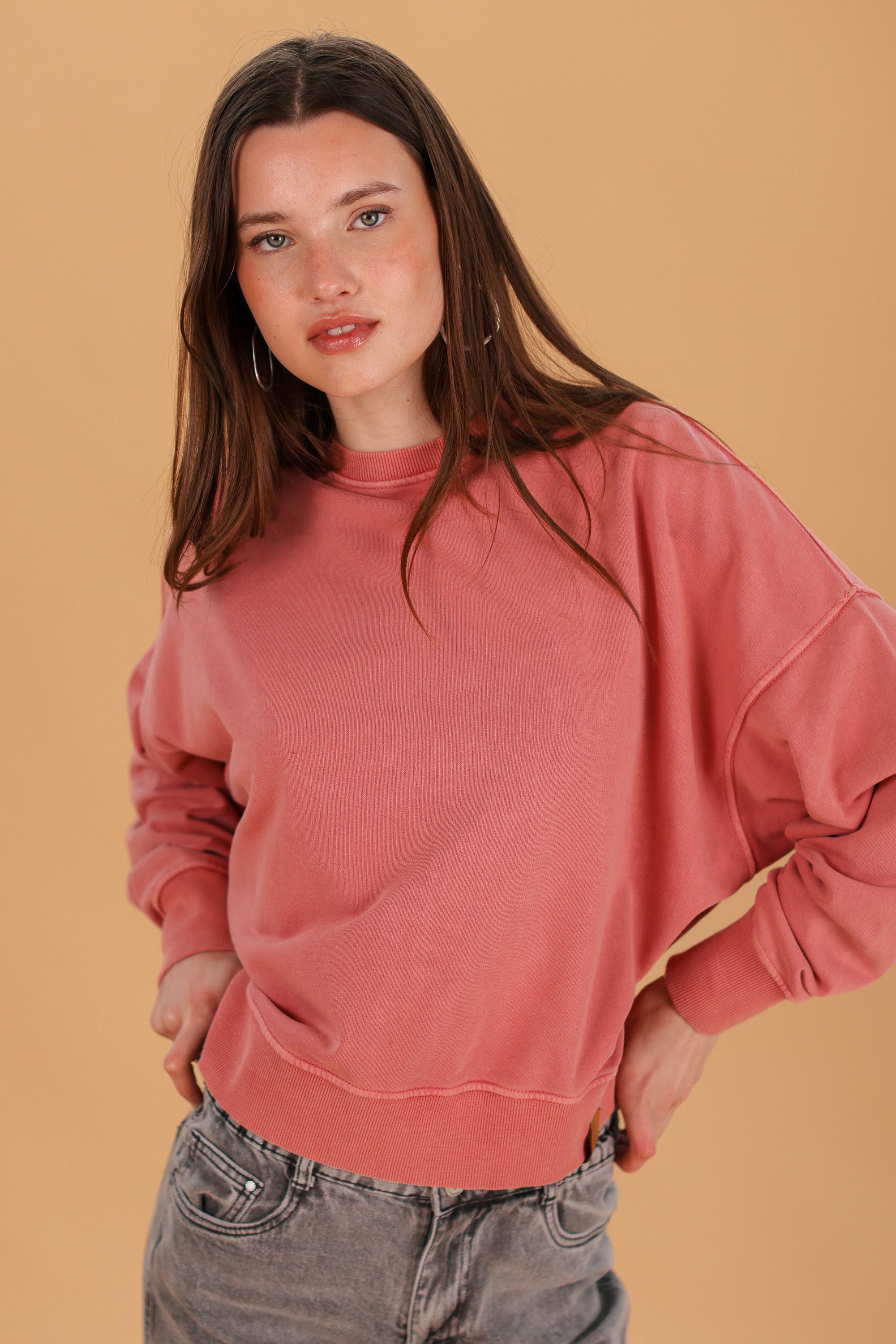 Sweater Keyla Stonewashed Blush