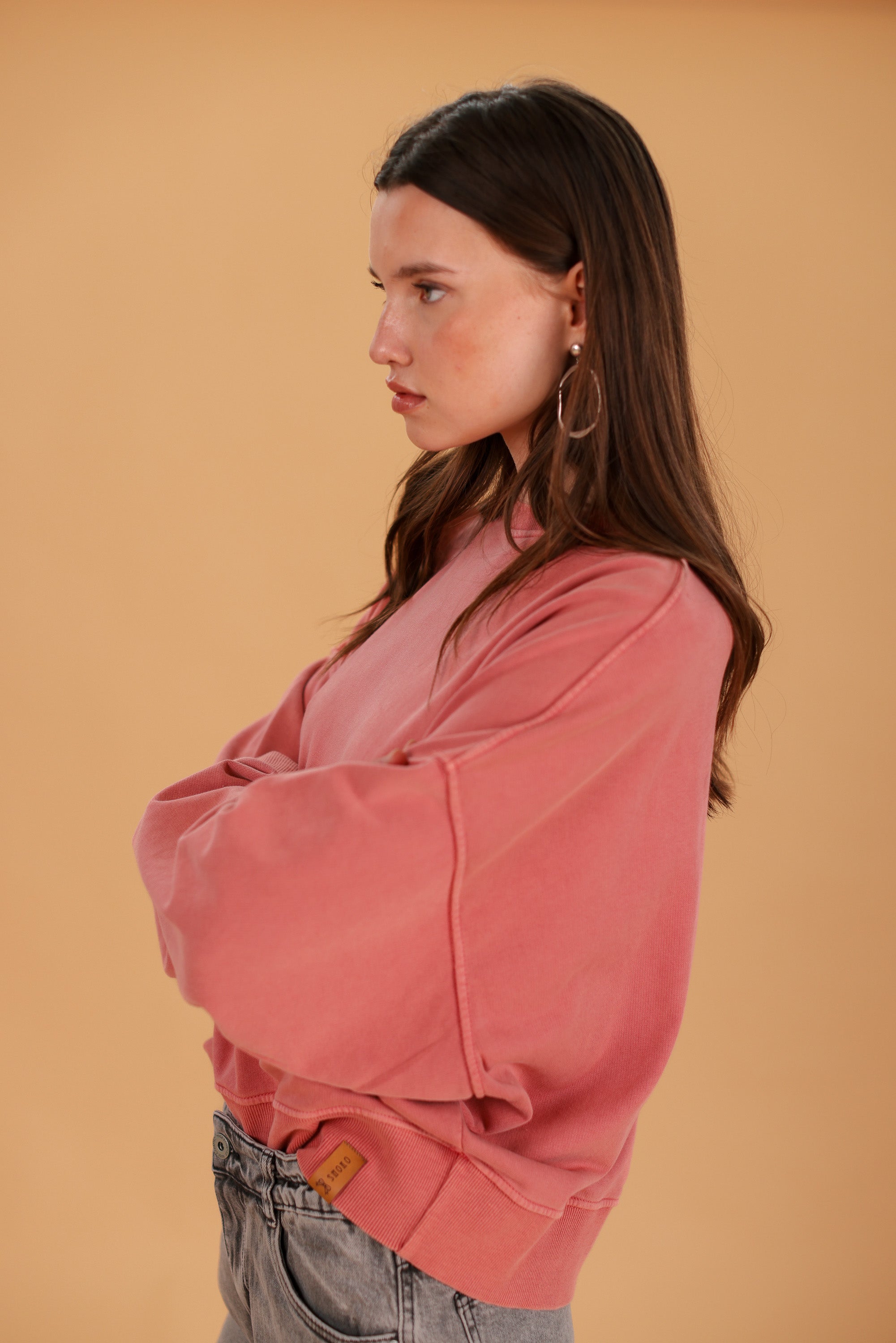 Sweater Keyla Stonewashed Blush