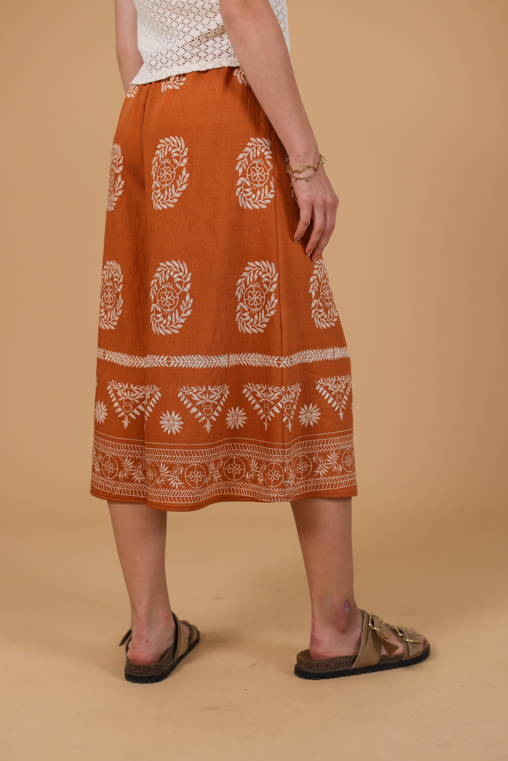 Jupe Culotte Jessie Terrakotta Boho