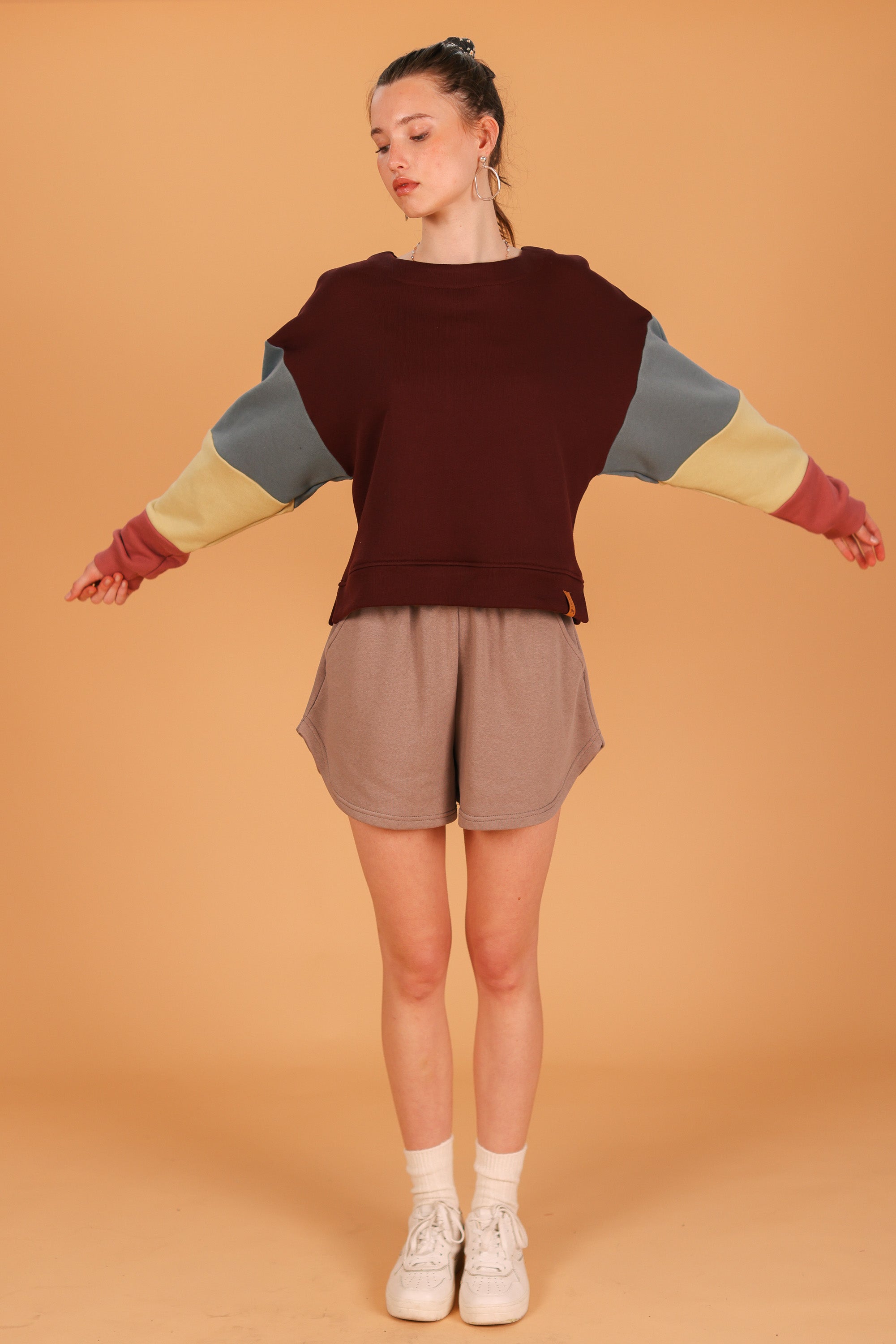 Sweater Happy In Purple