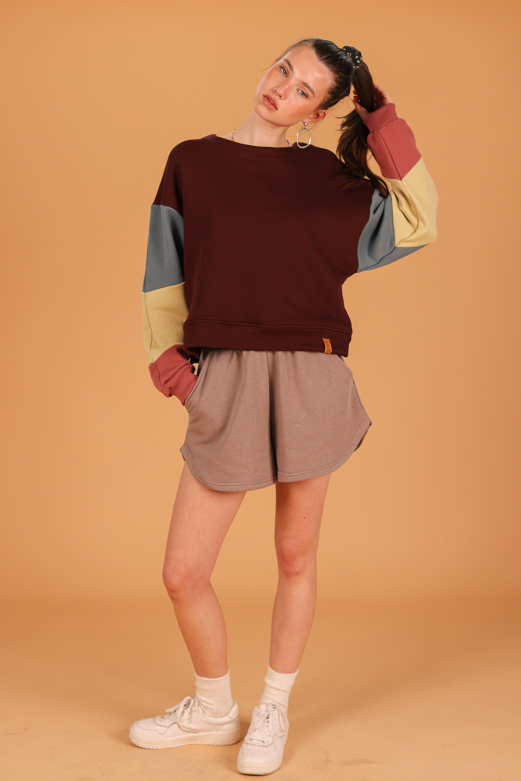 Sweater Happy In Purple