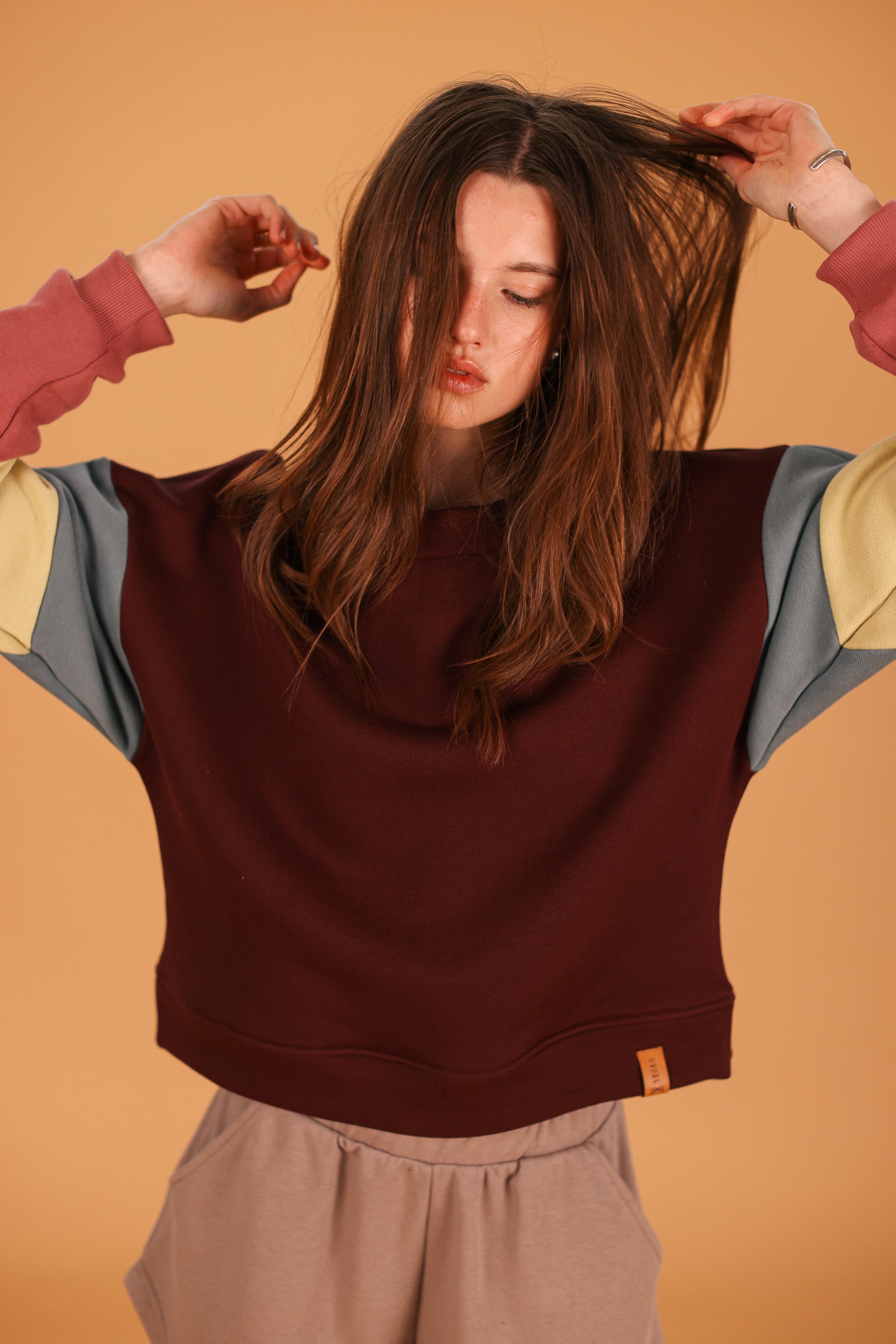 Sweater Happy In Purple