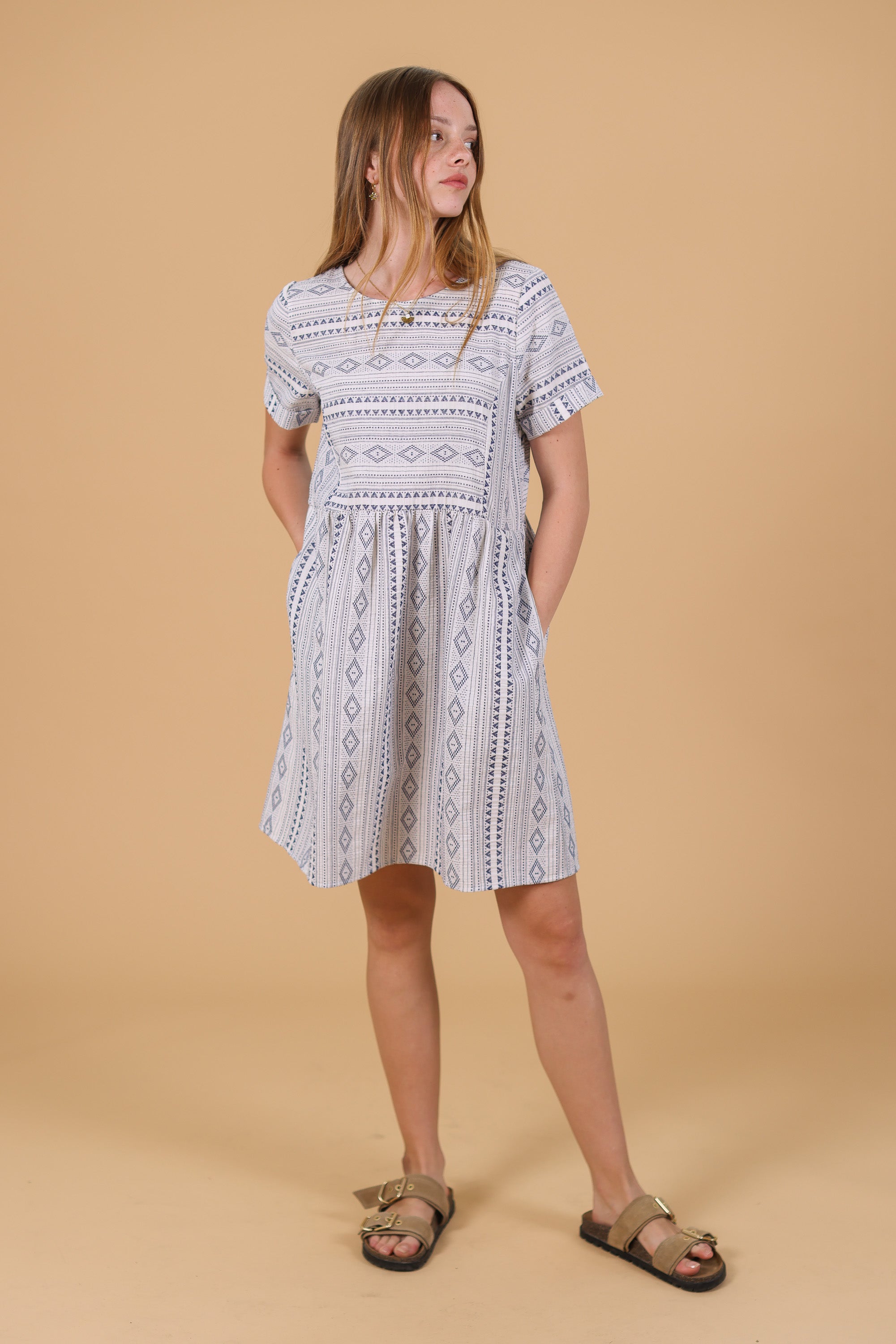 Dress Isla Geometric Stripes