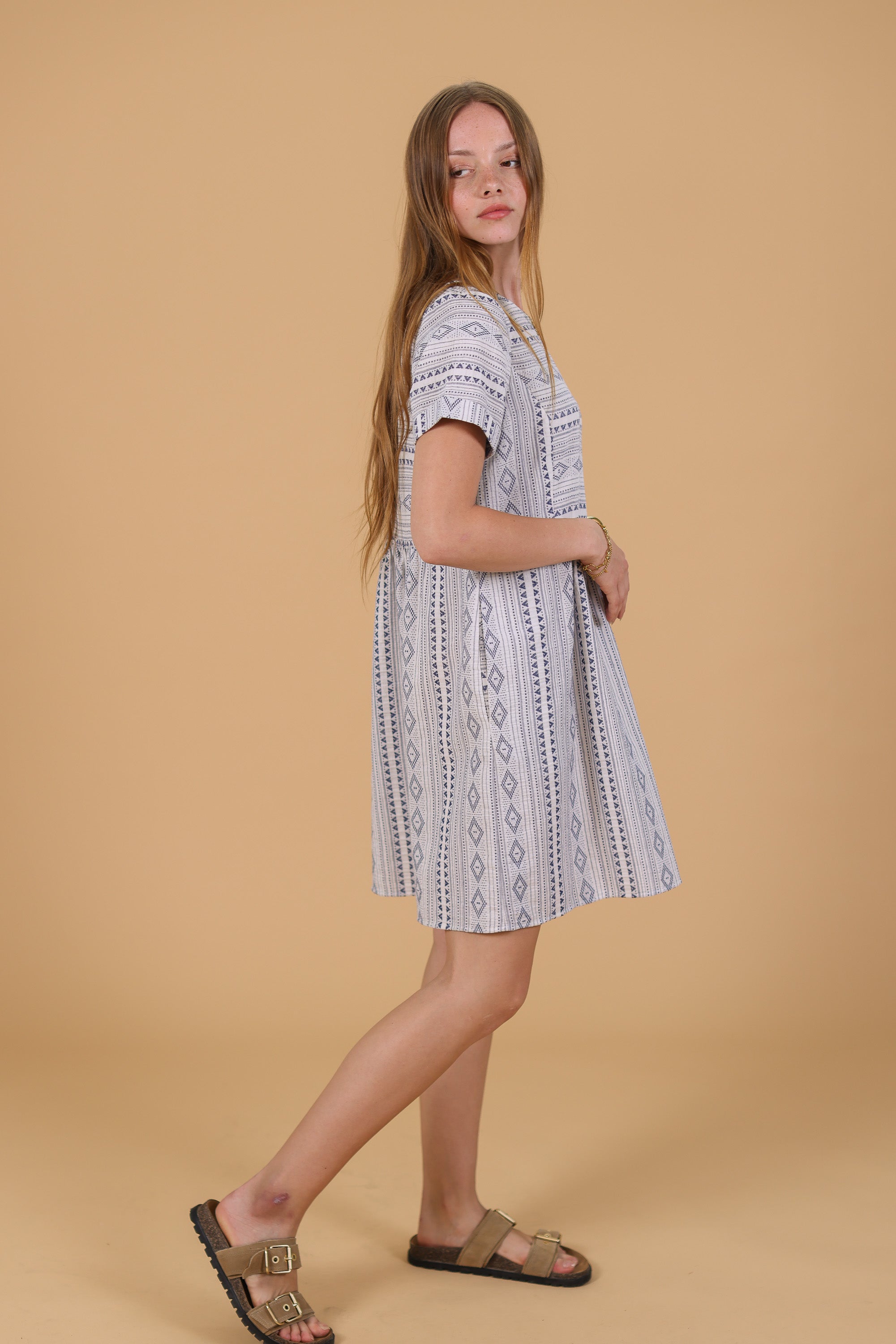 Dress Isla Geometric Stripes