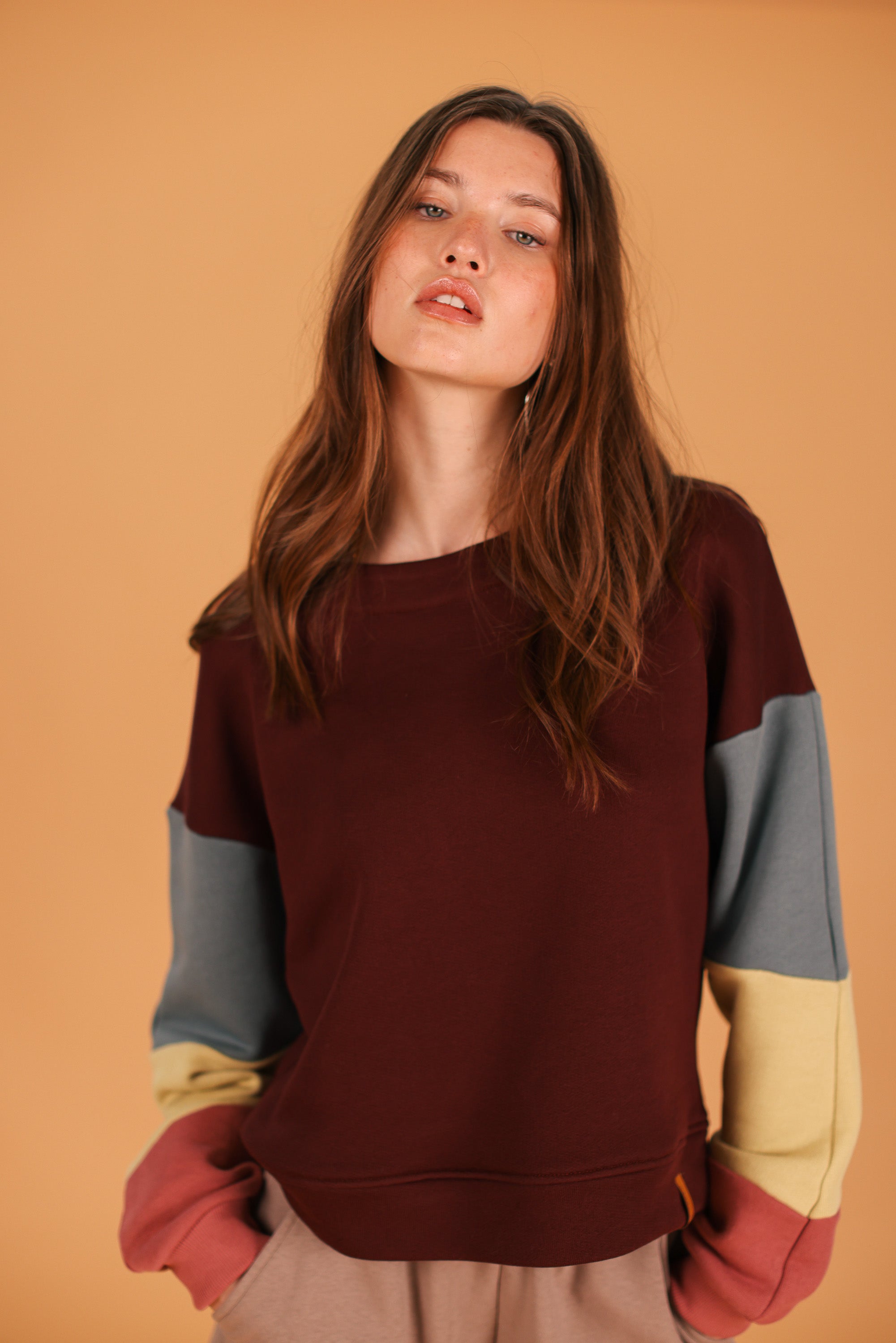 Sweater Happy In Purple