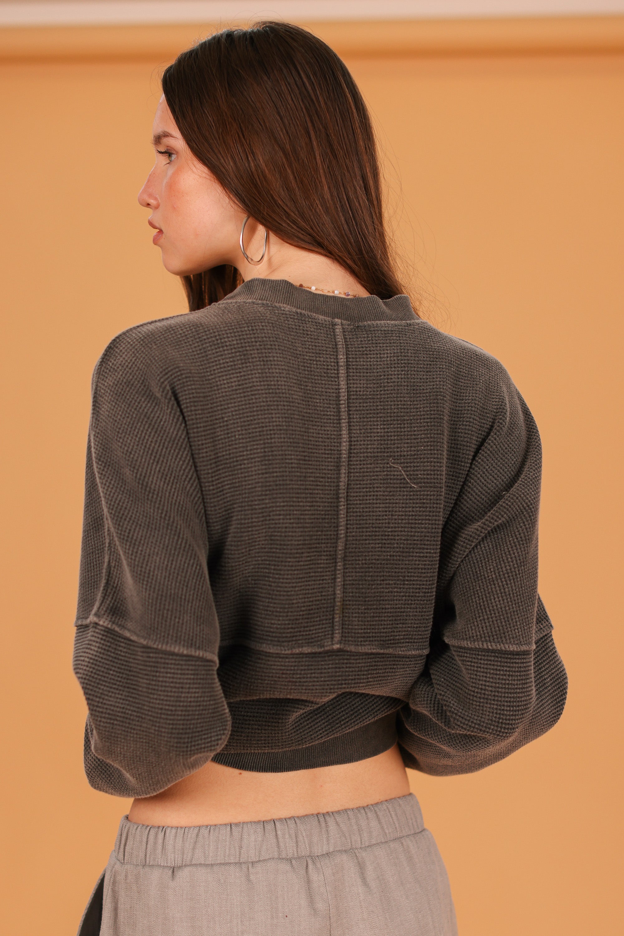 Sweater Aldina Stonewashed Grey
