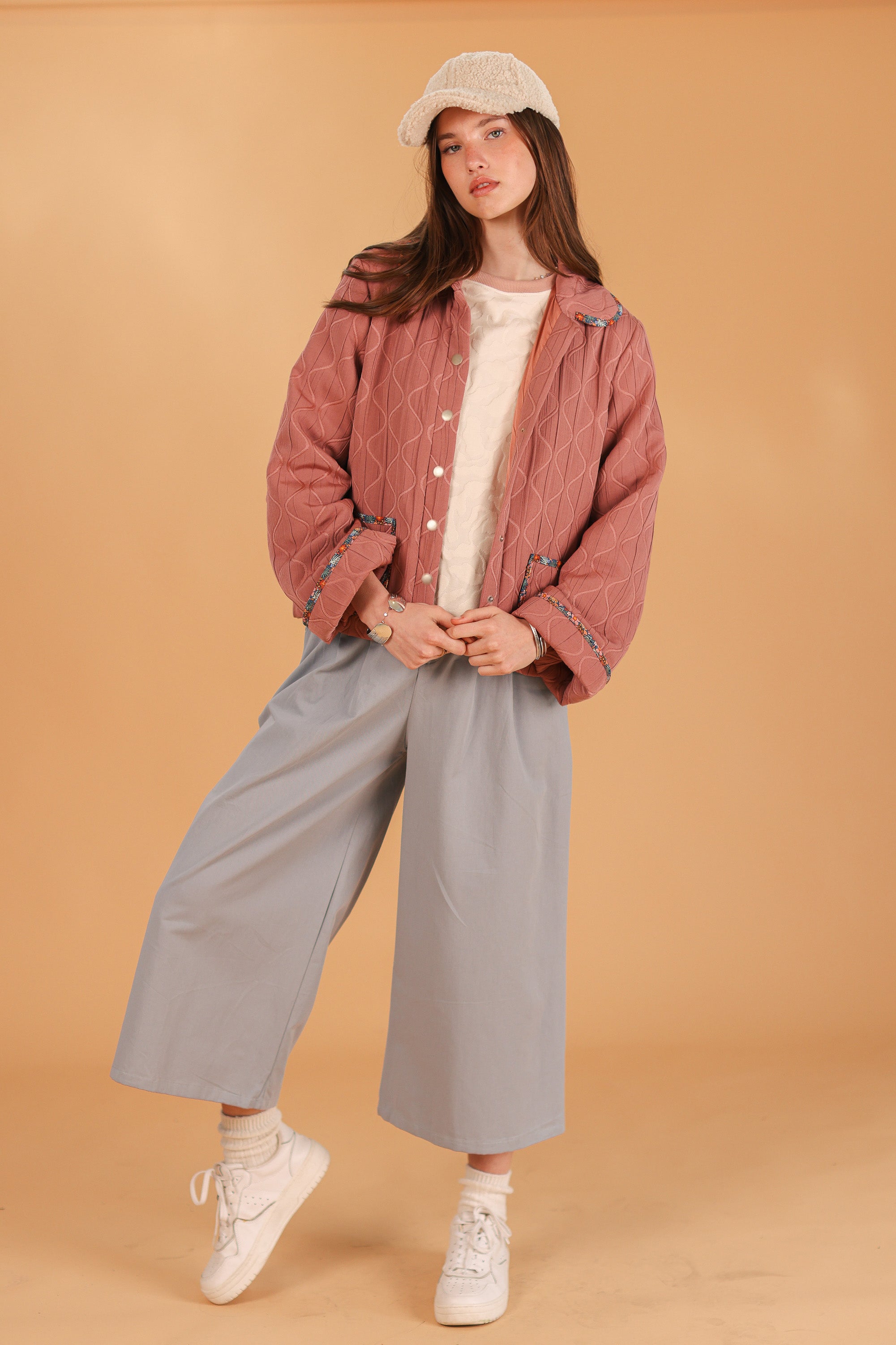 Jacket Bubbly Dusty Pink