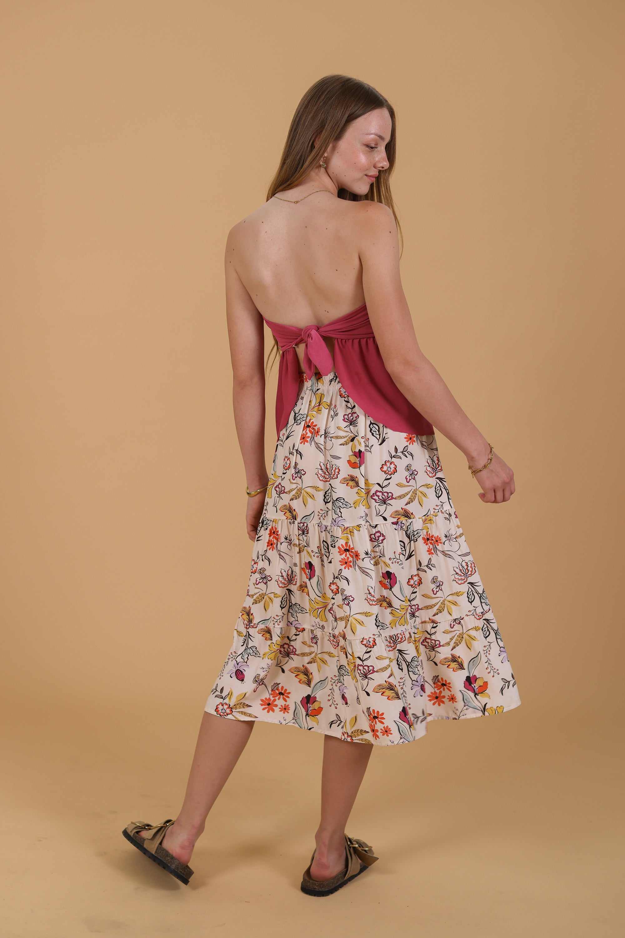 Rock Martha Pastell Geblümt