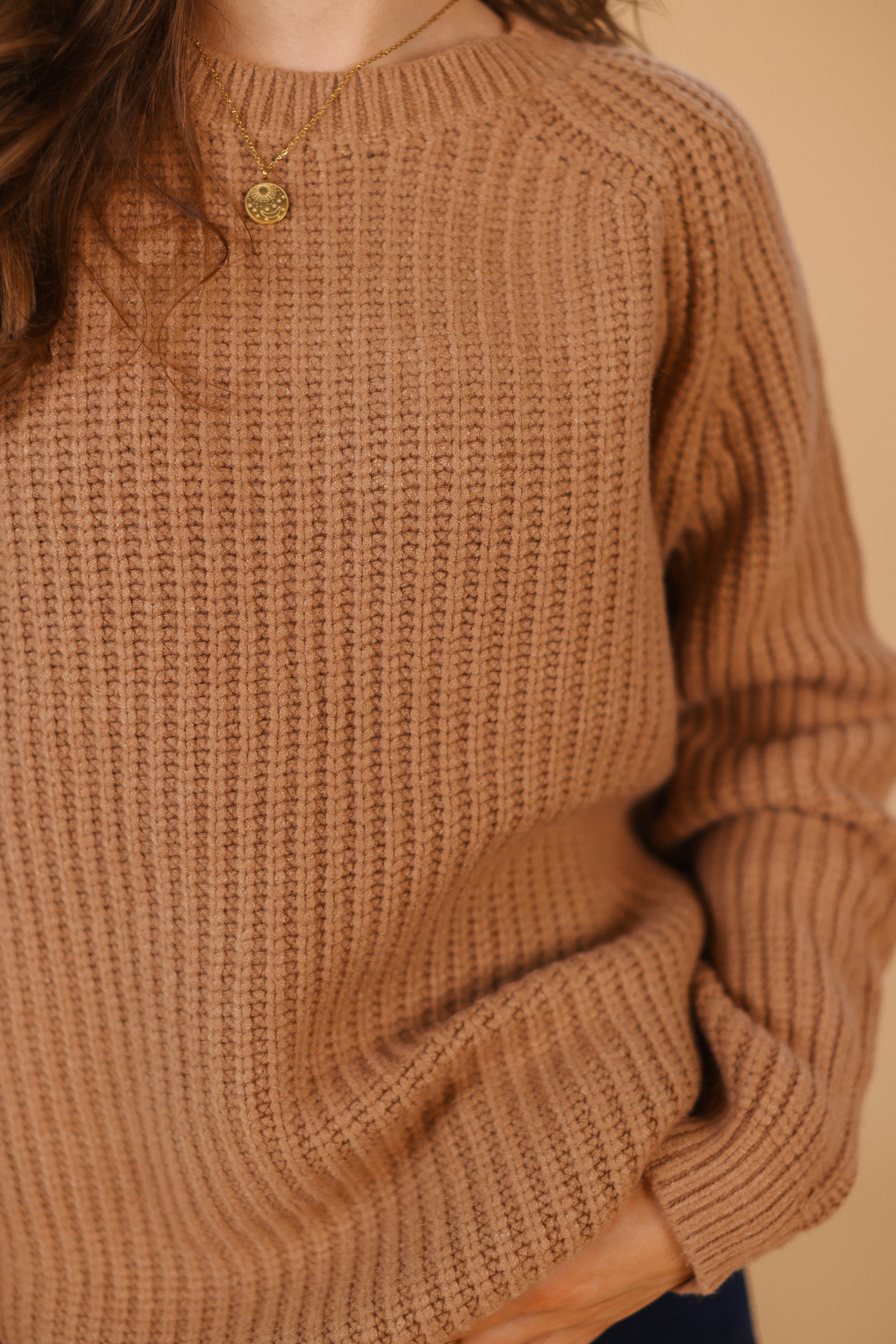 Knit Sweater Rolly Brown