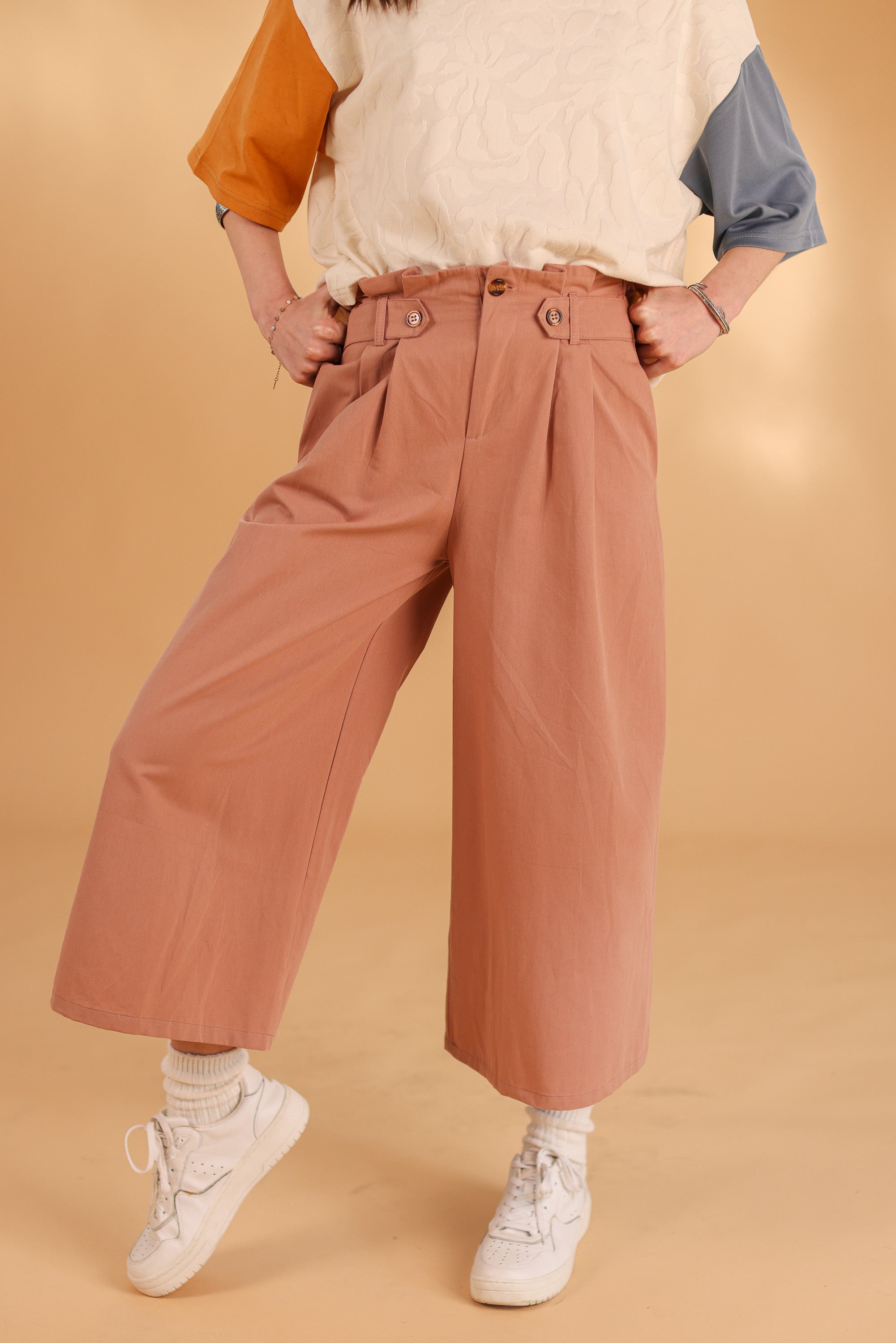 Jupe Culotte Liora Dusty Pink