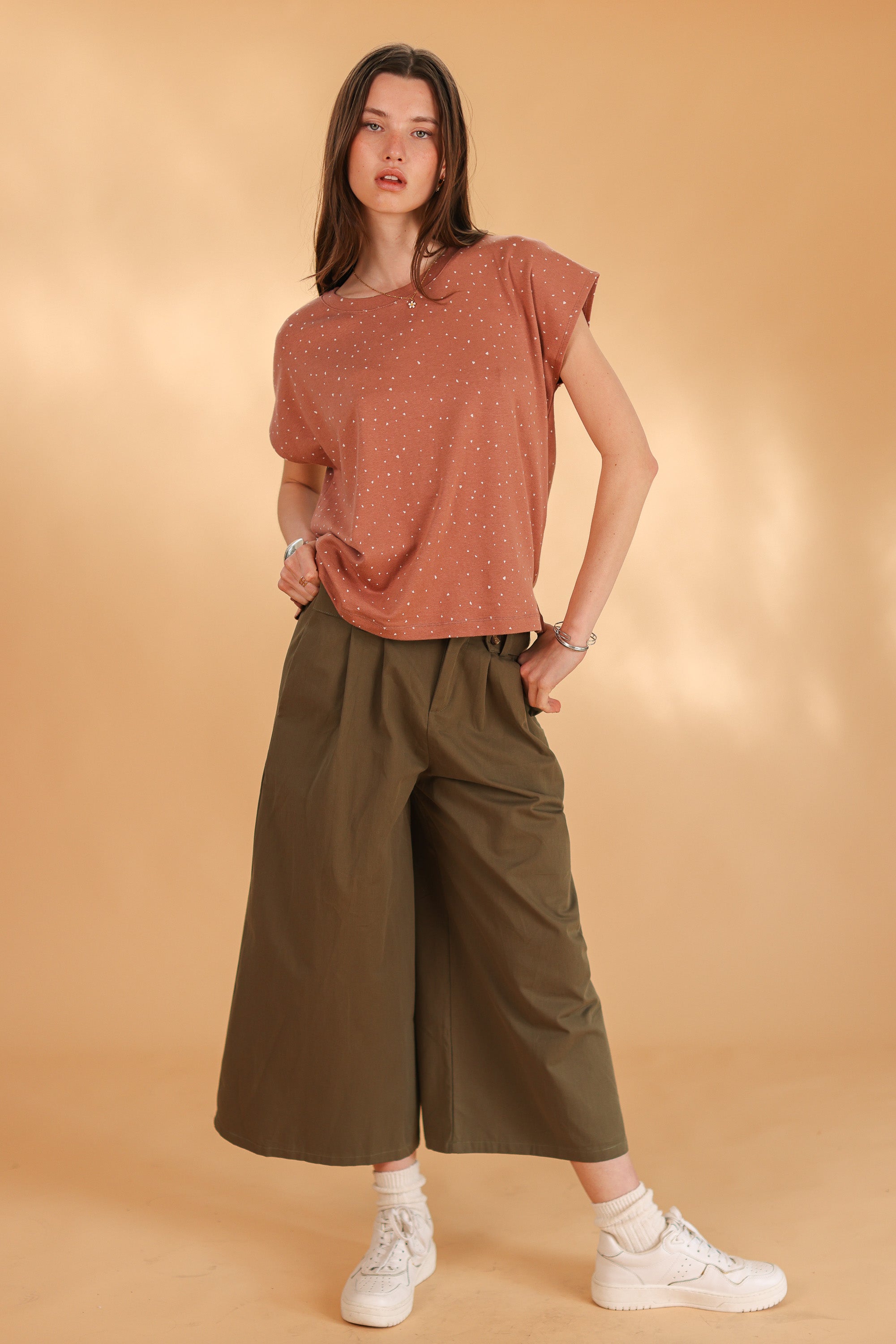 Jupe Culotte Liora Khaki