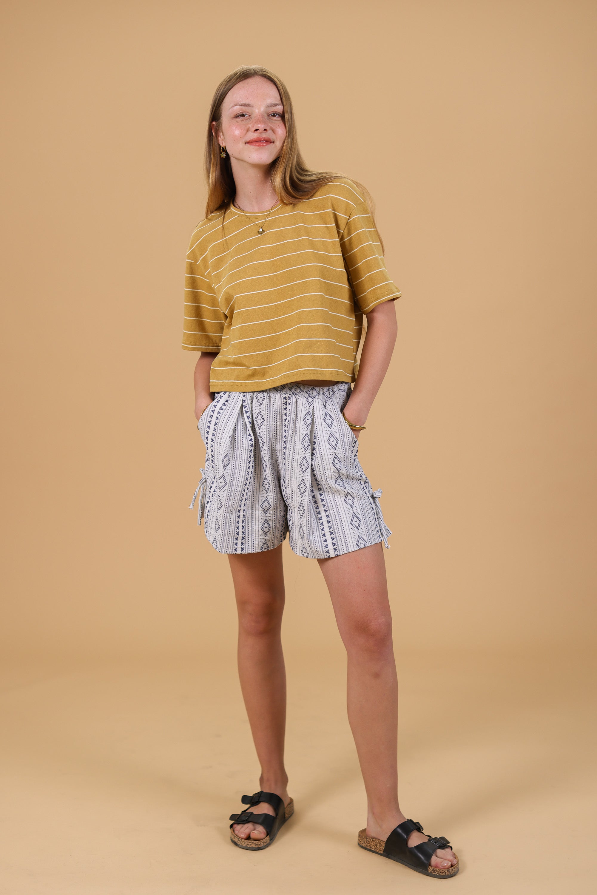 Shorts Lumen Geometrische Streifen
