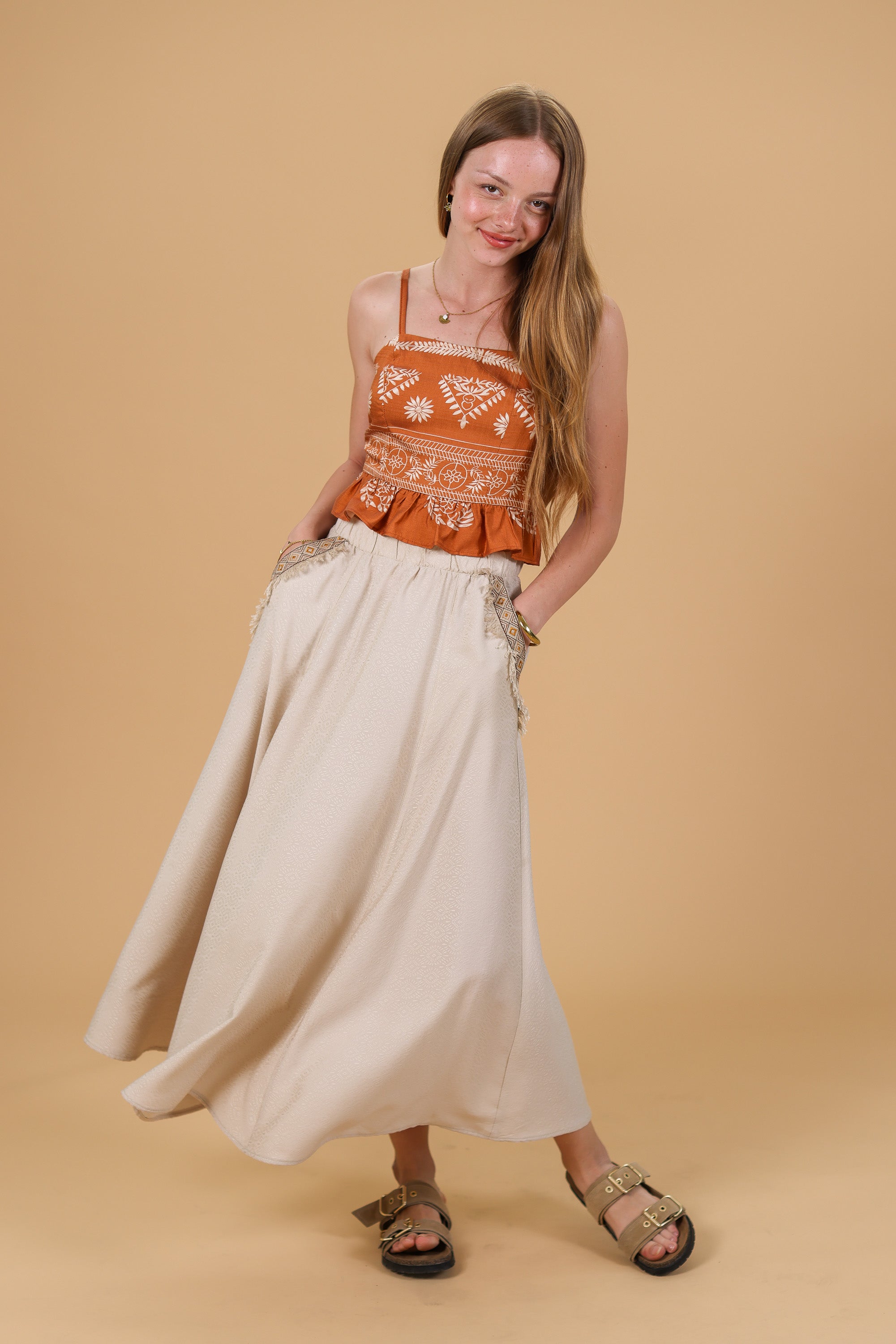 Skirt Melia Champagne