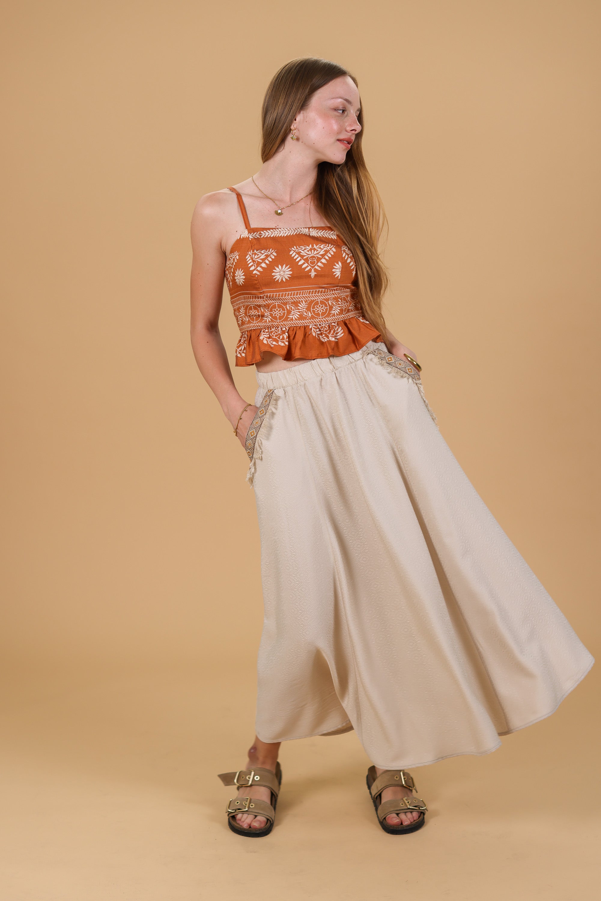 Skirt Melia Champagne