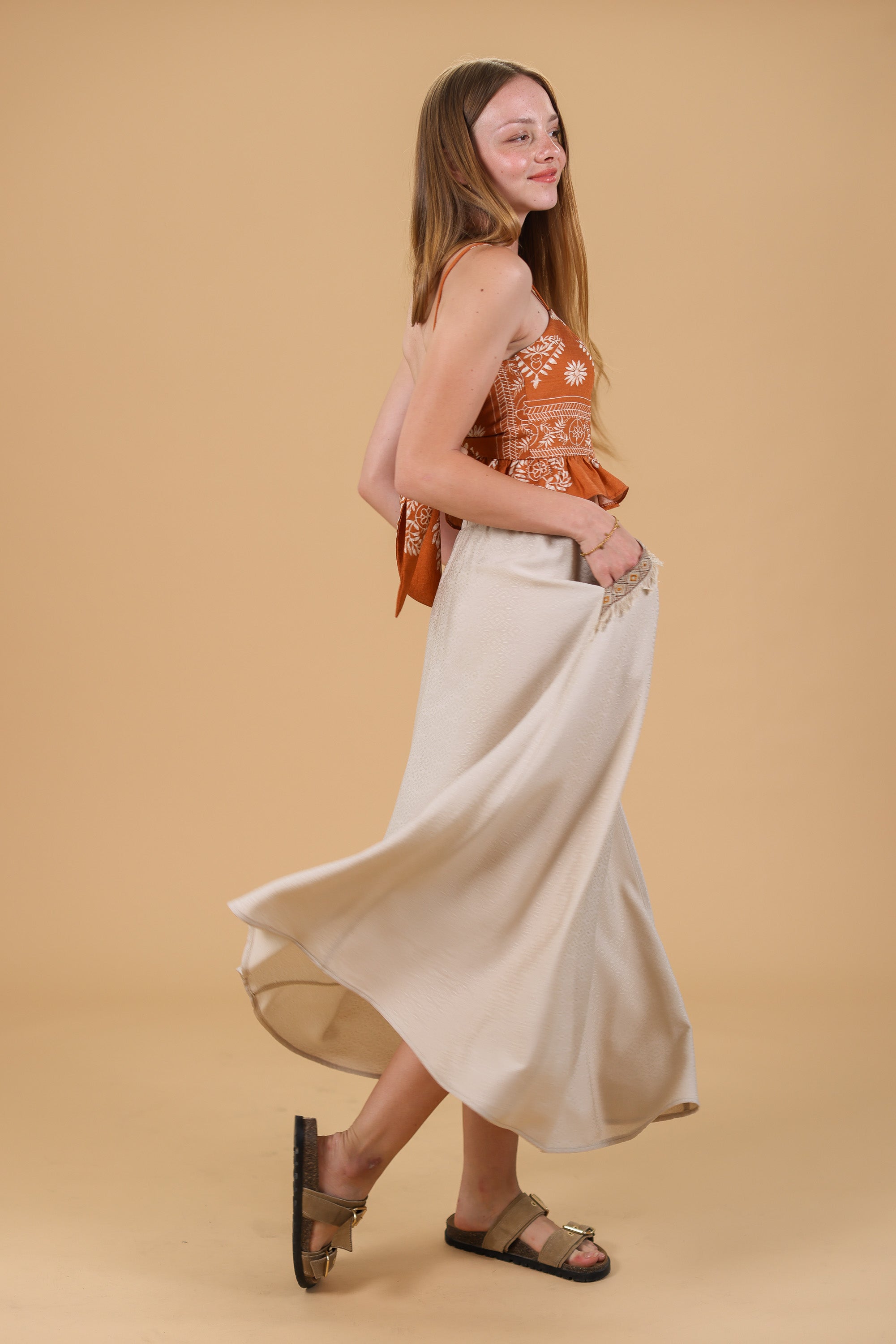 Skirt Melia Champagne