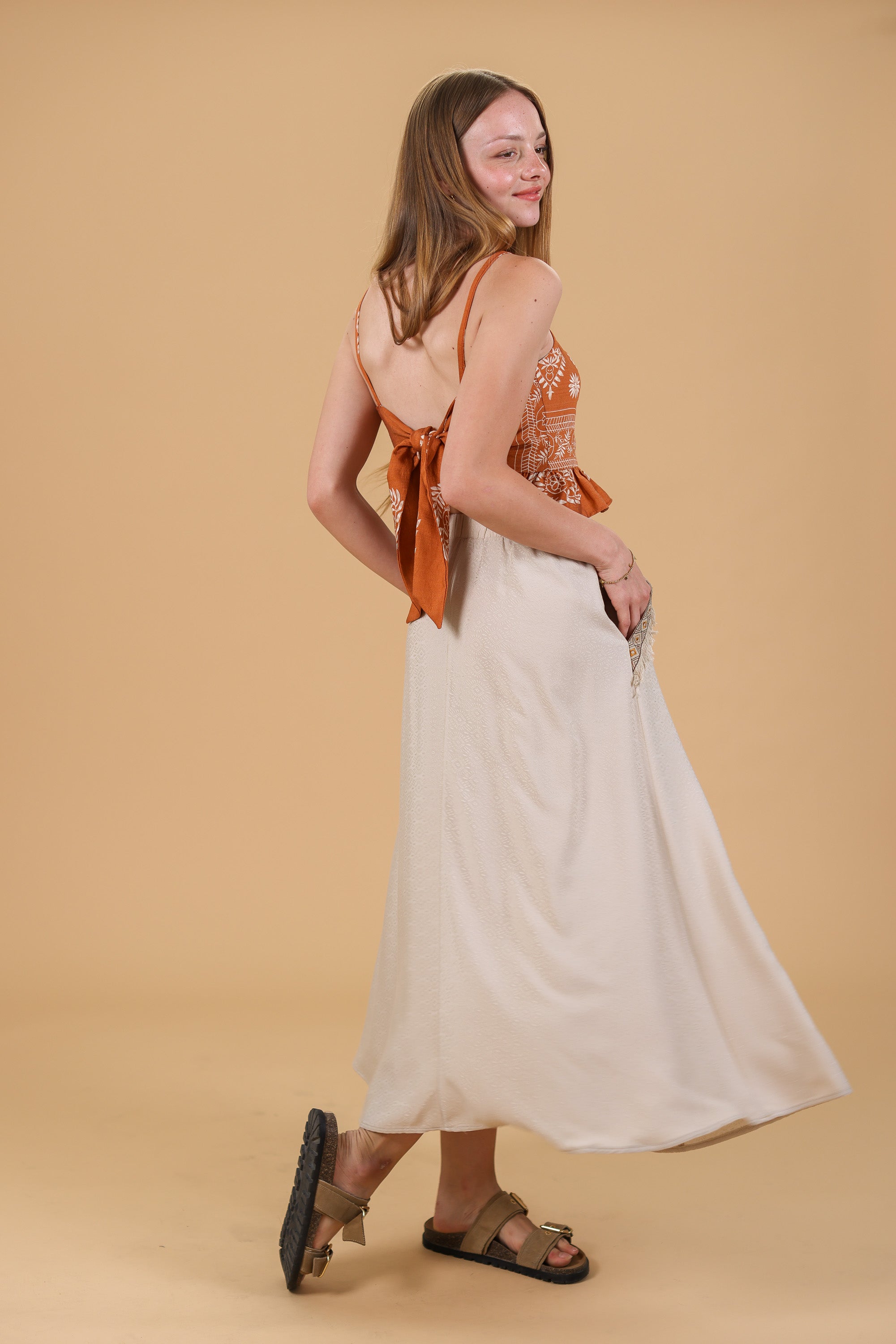 Skirt Melia Champagne