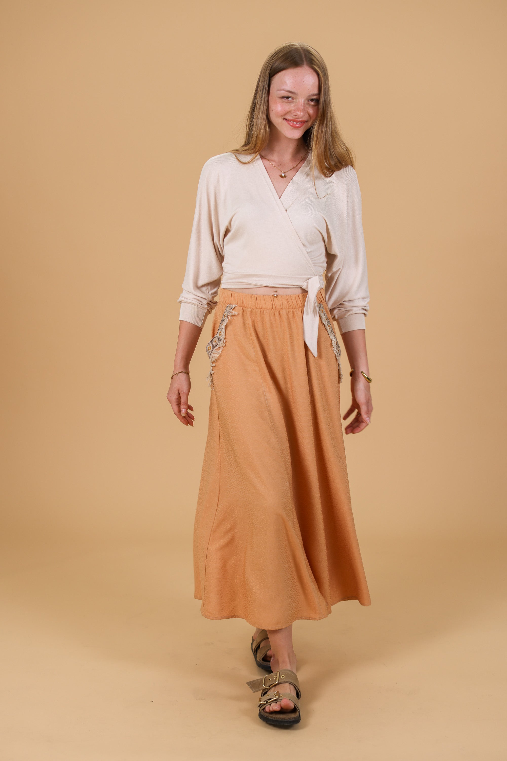 Skirt Melia Peach