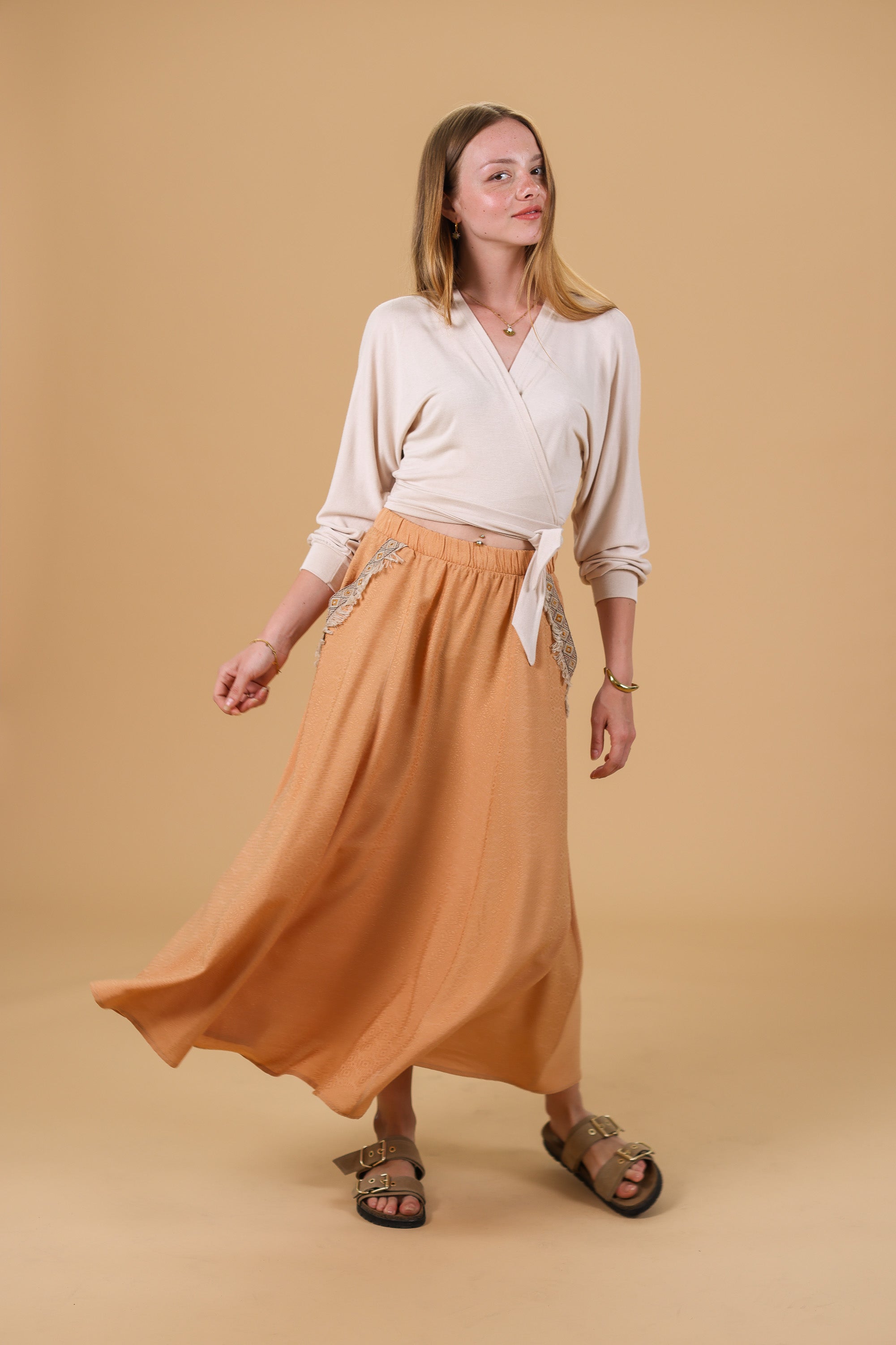 Skirt Melia Peach