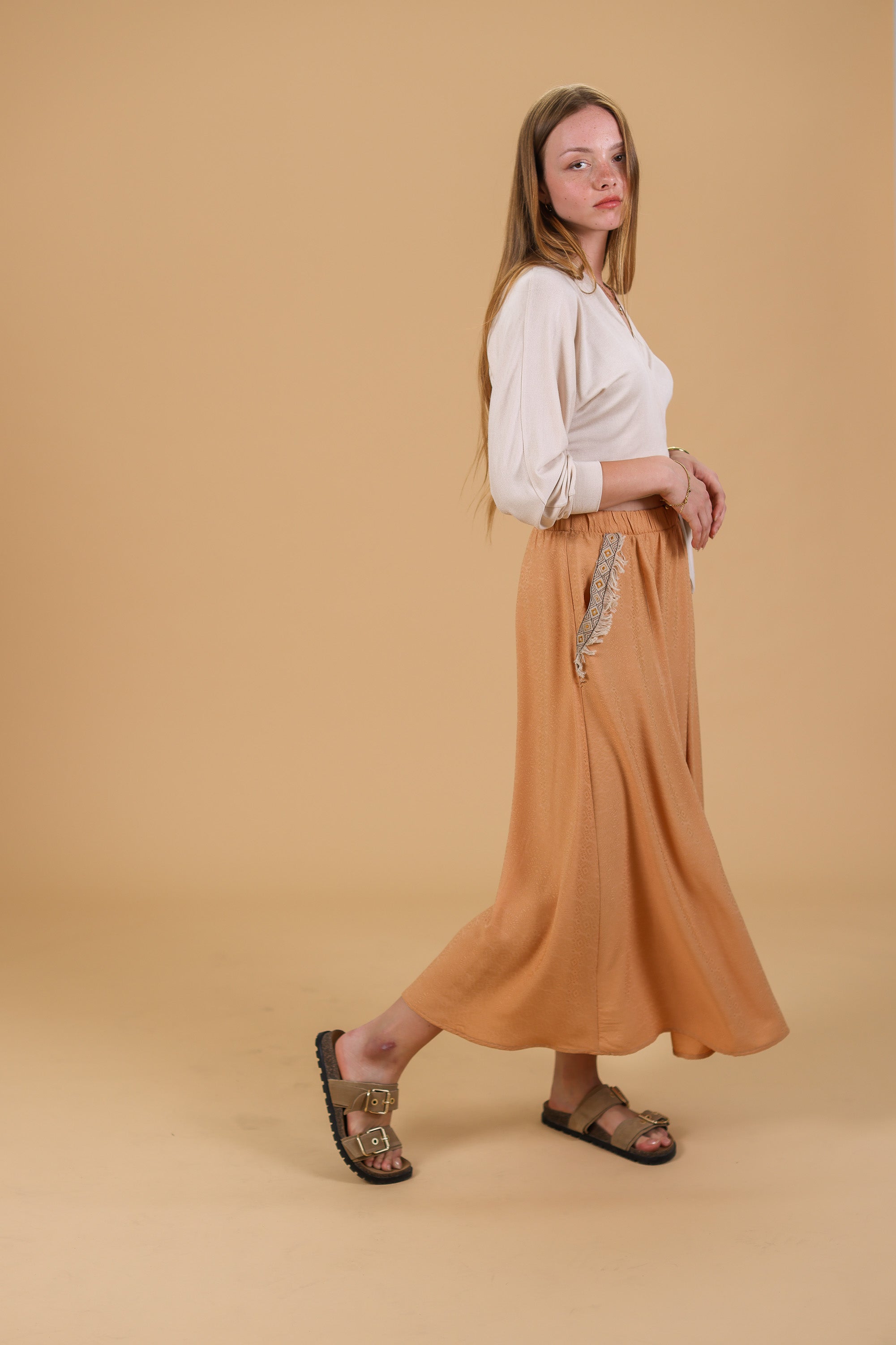 Skirt Melia Peach
