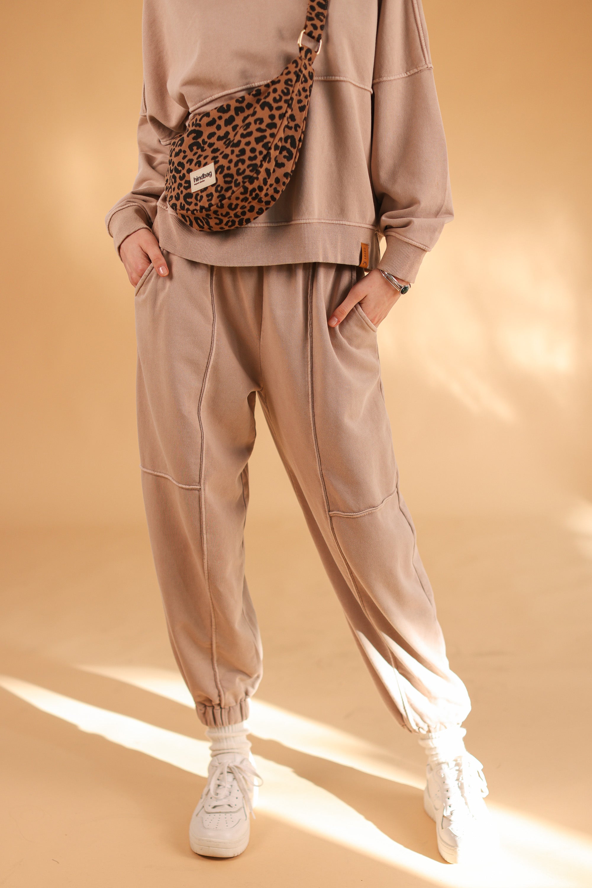 Sweatpants Neha Stonewashed Beige