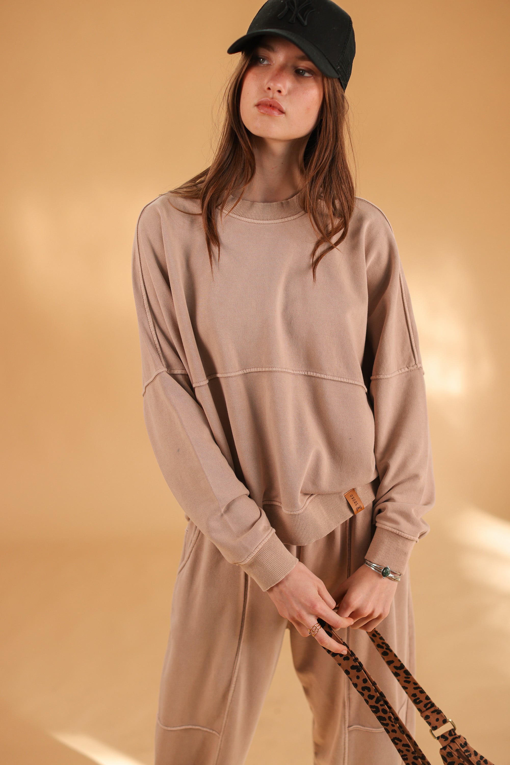 Sweater Aldina Stonewashed Beige