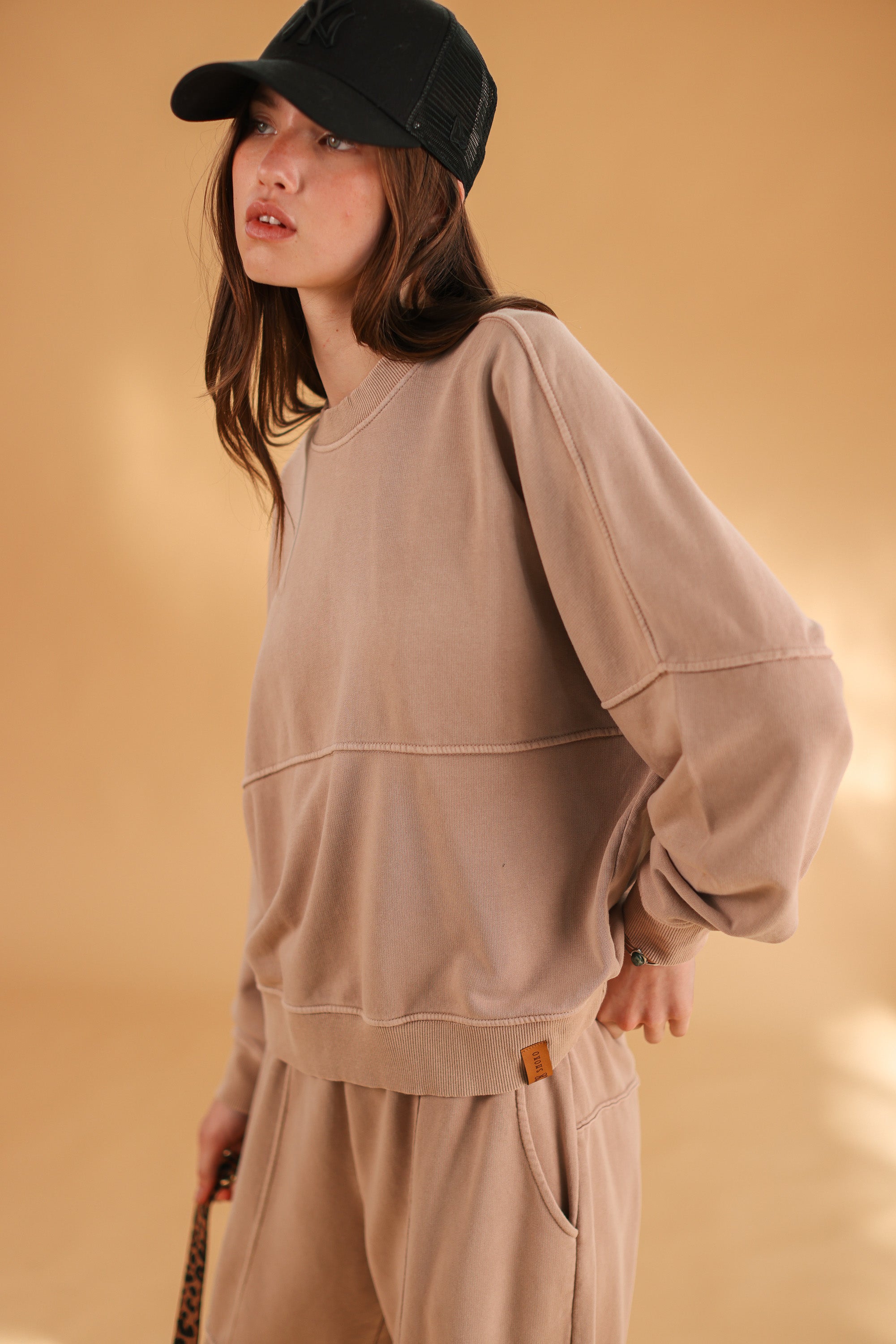 Sweater Aldina Stonewashed Beige