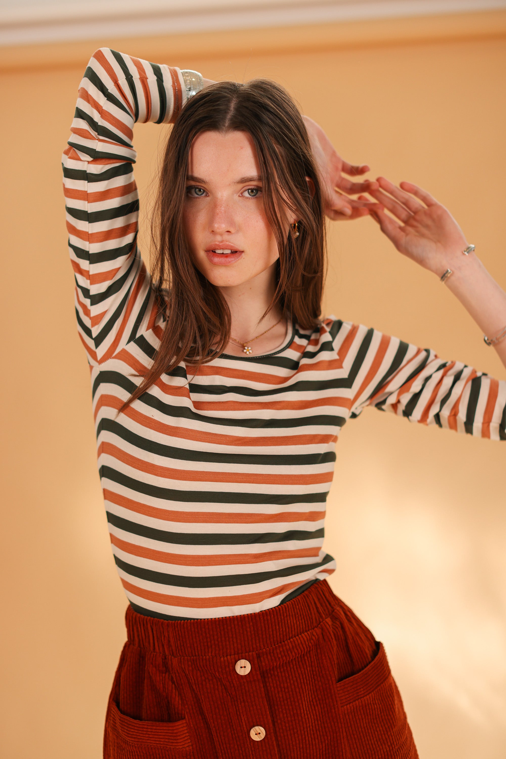 Top Marlena Rustic Stripes