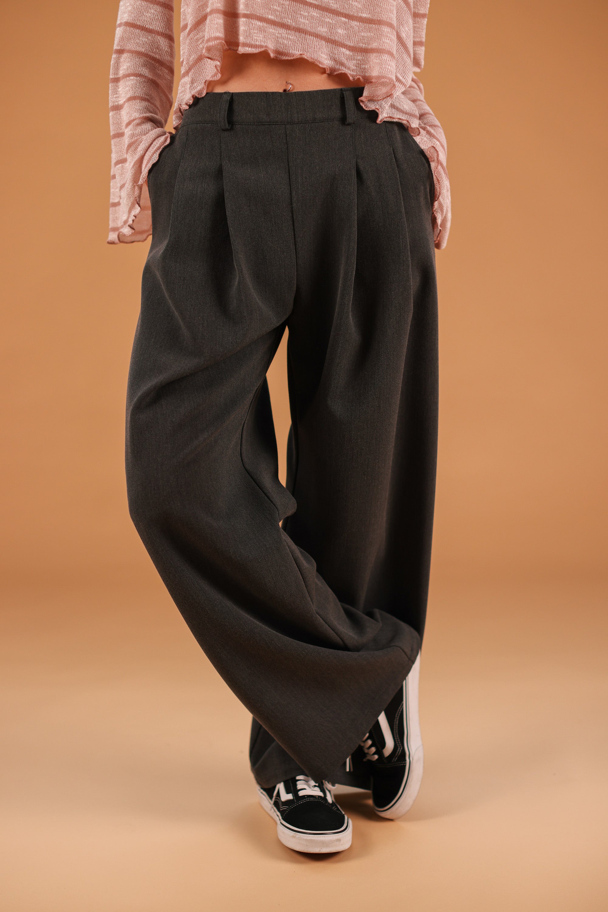 Trousers Vina Charcoal Grey