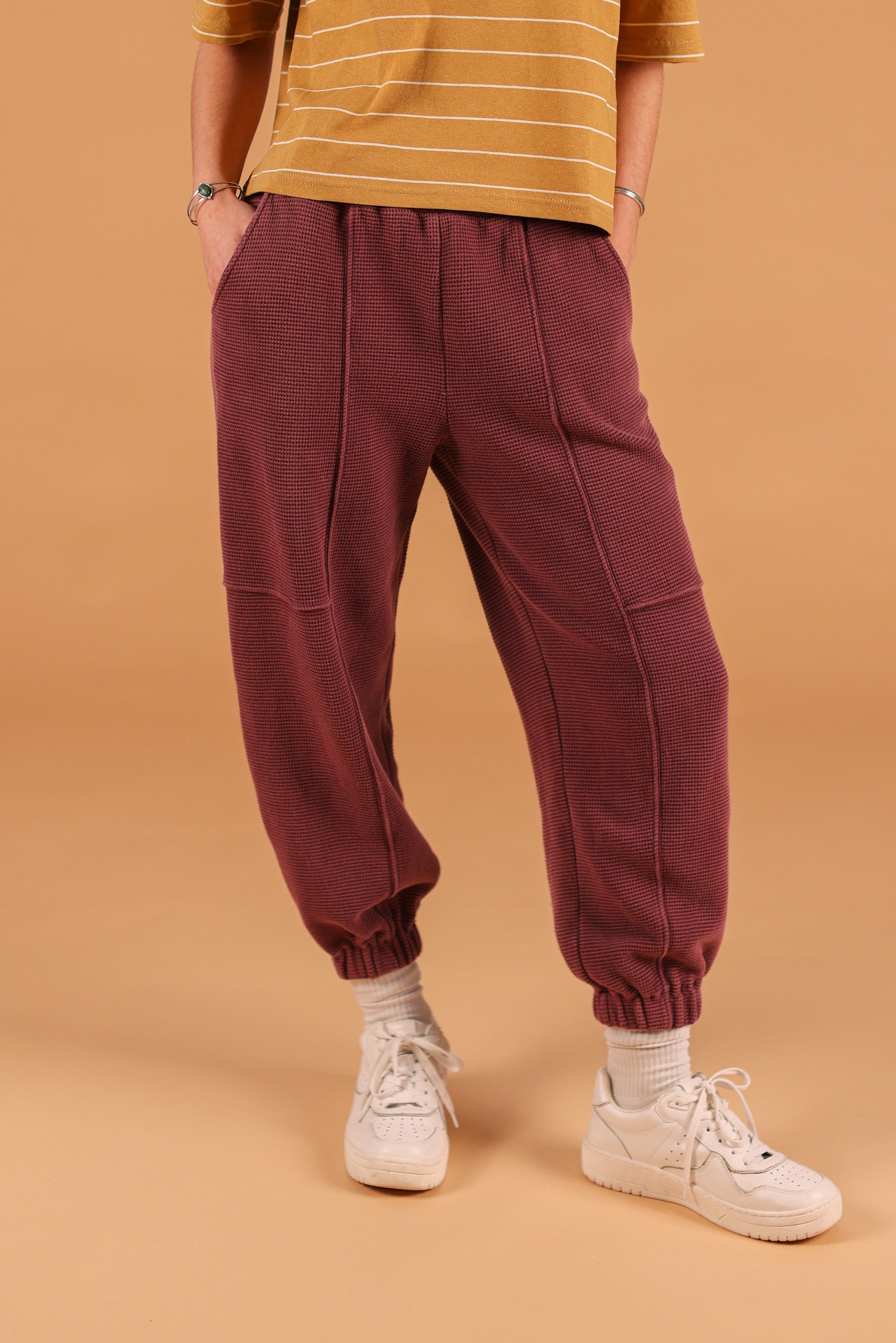 Sweatpants Neha Stonewashed Plum