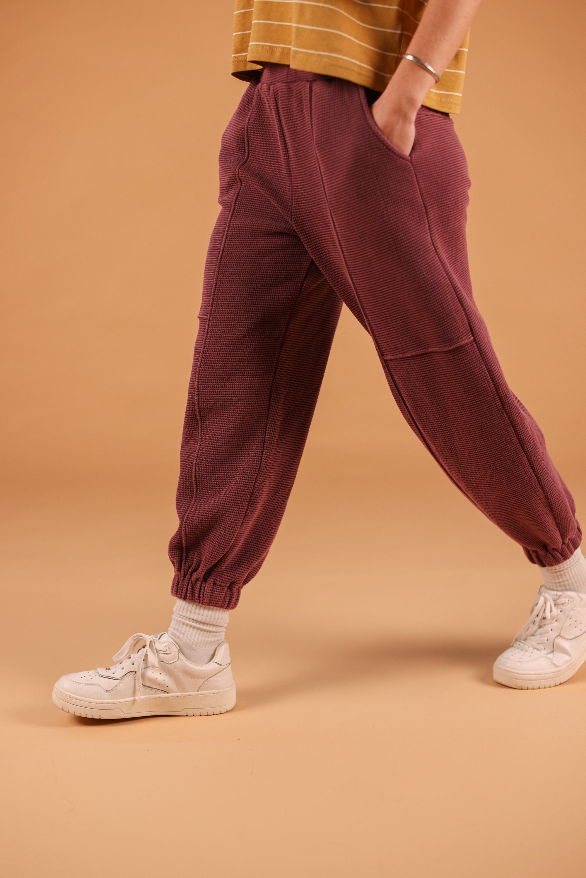 Sweatpants Neha Stonewashed Plum