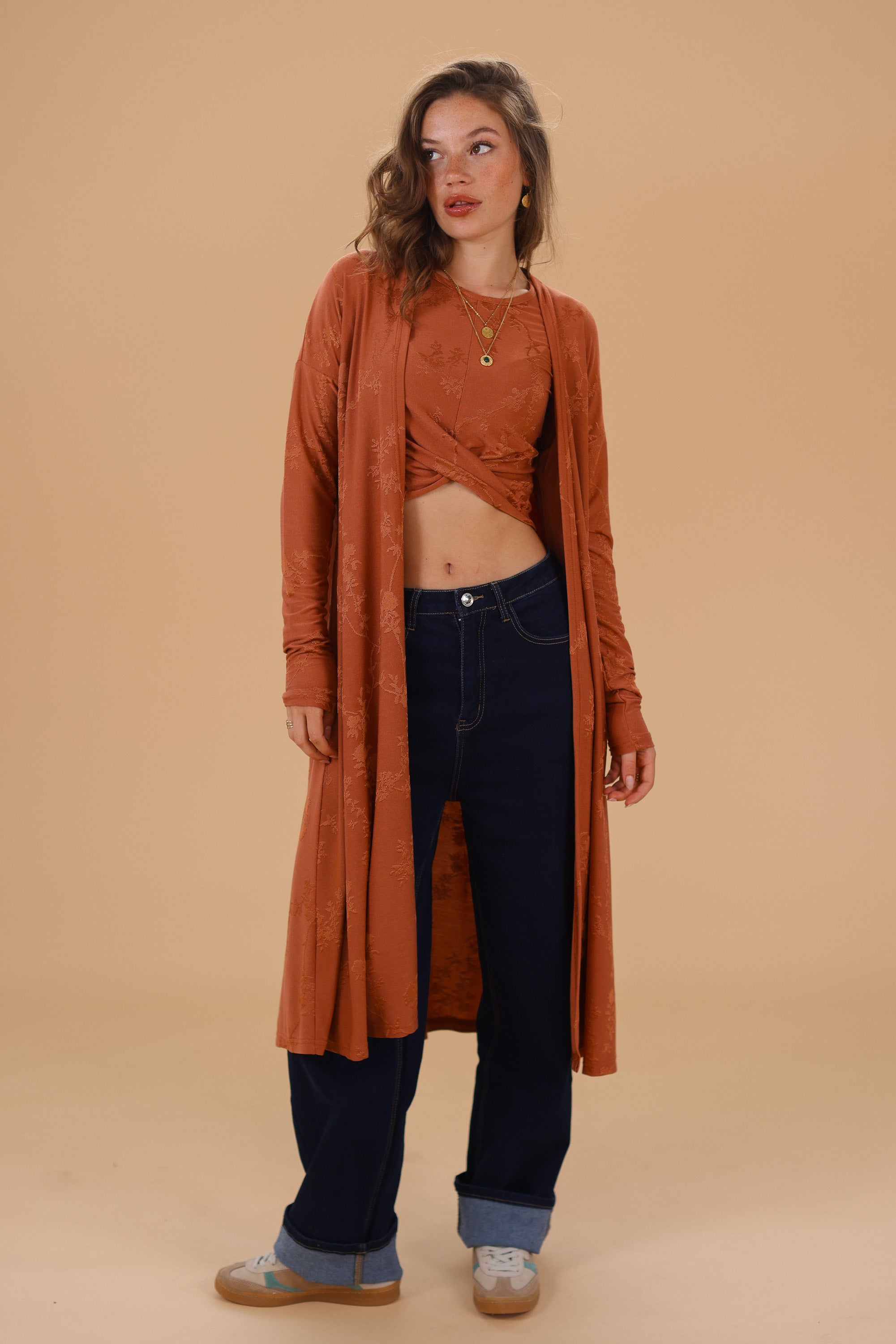 Cardigan Aveline Ginger Flowers
