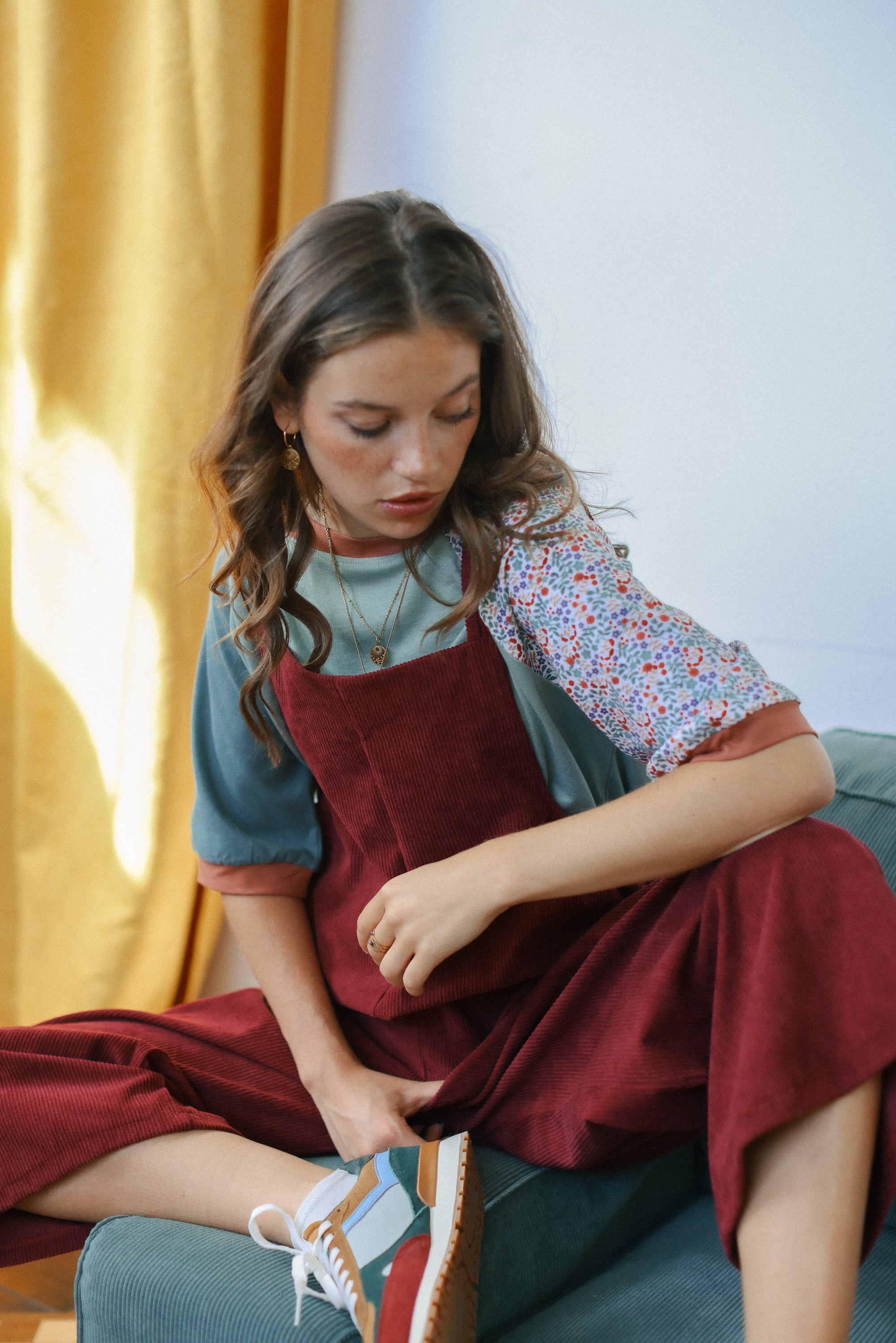 Top Emory Mint Floral