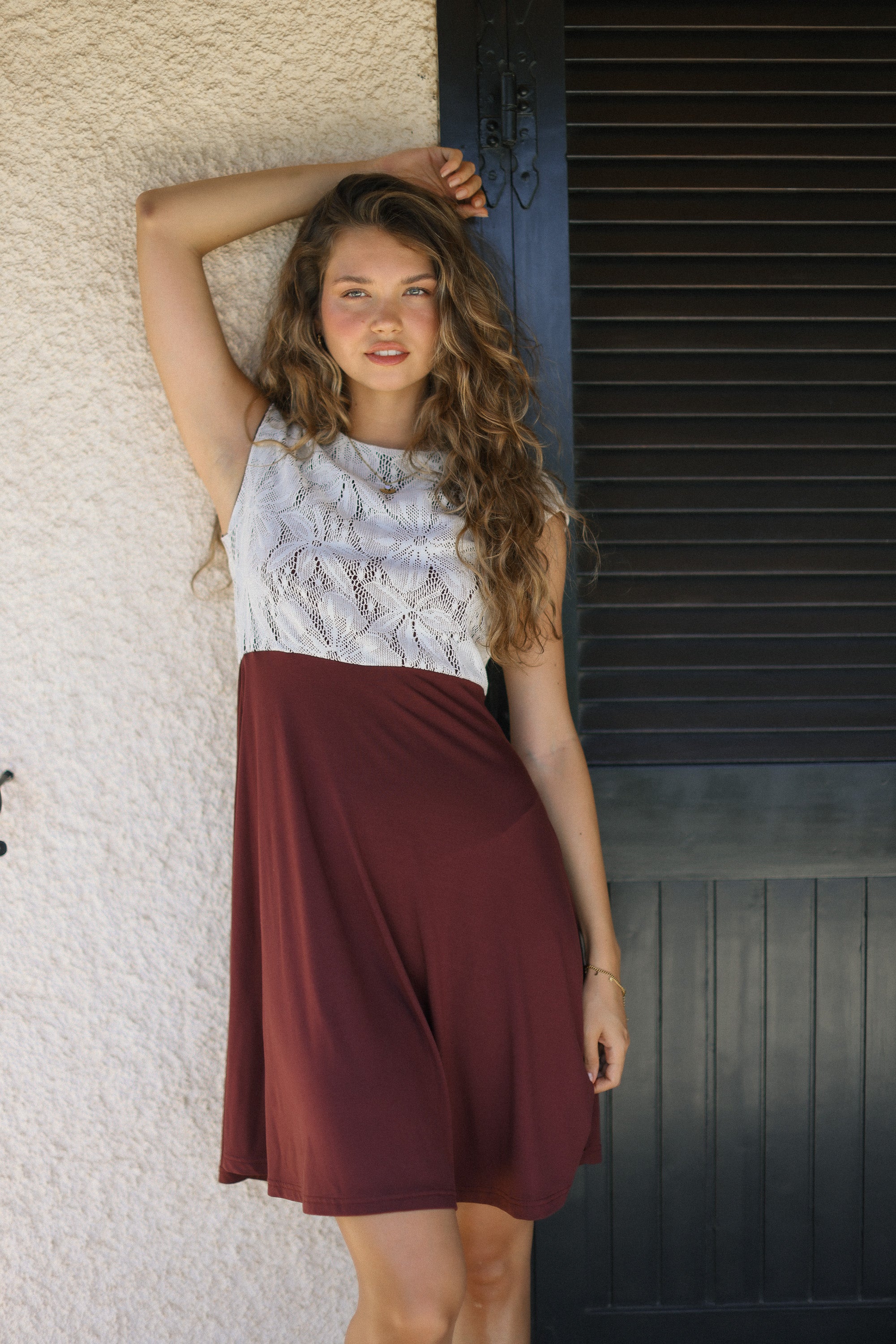 Kleid Vesiene Maroon