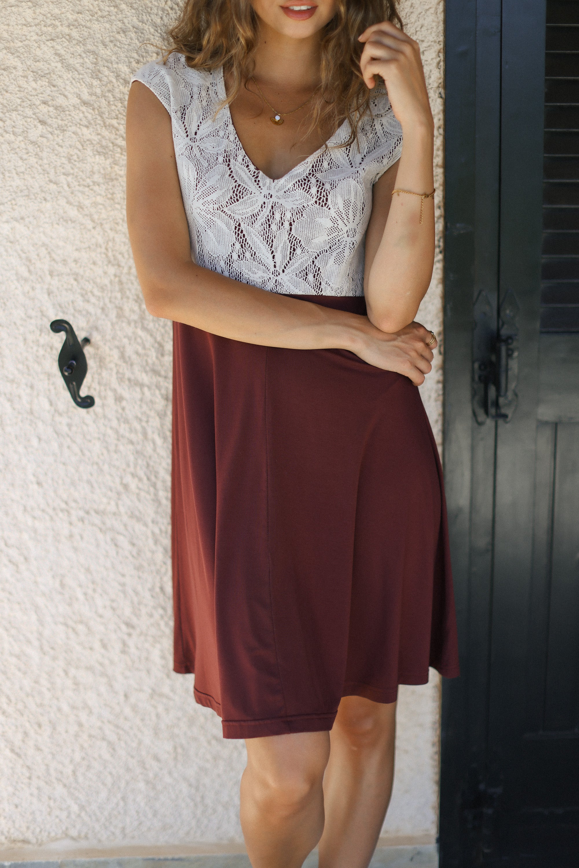 Kleid Vesiene Maroon