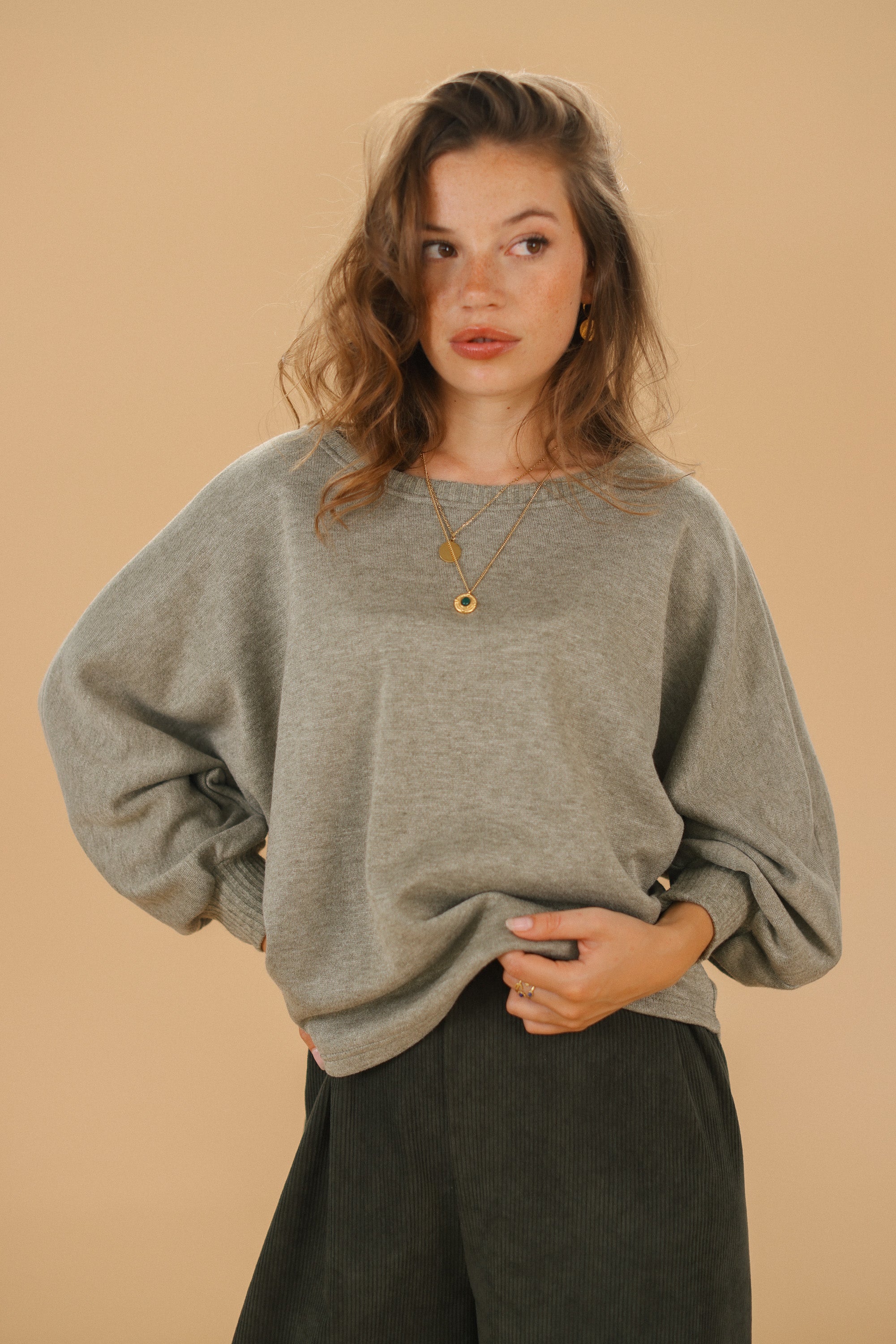 Sweater Idris Khaki