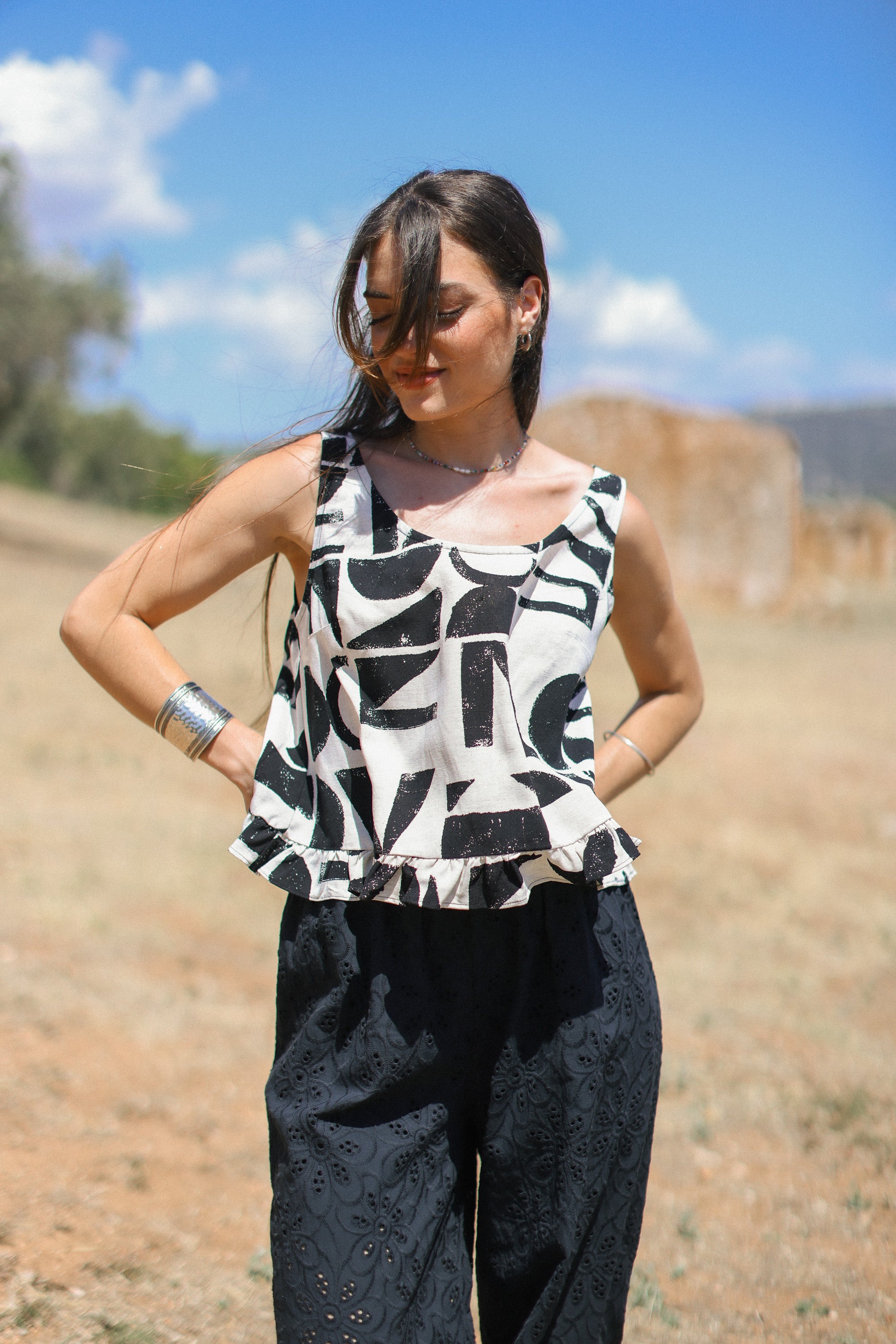 Top Noelia Geometric