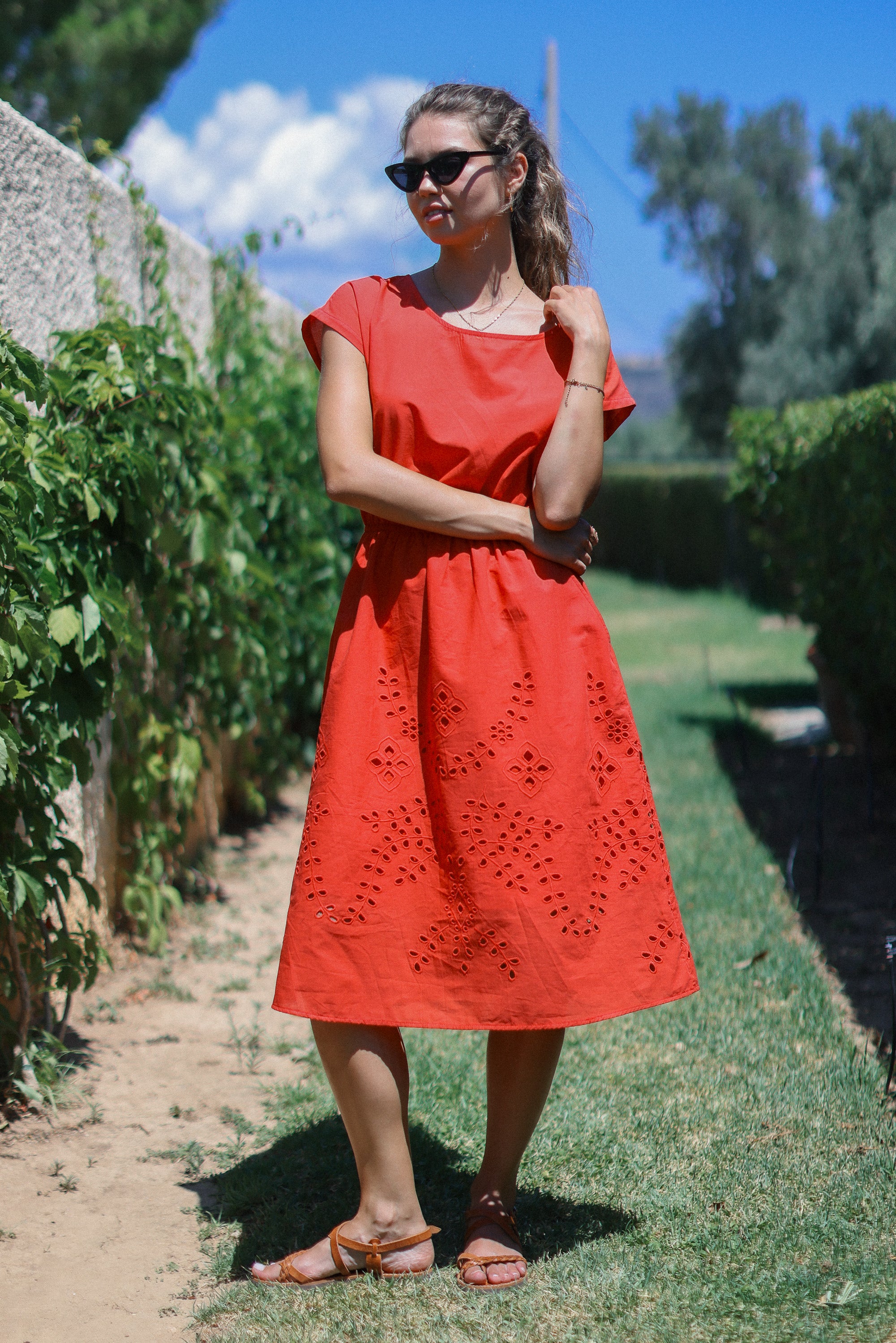 Kleid Jenny Rot