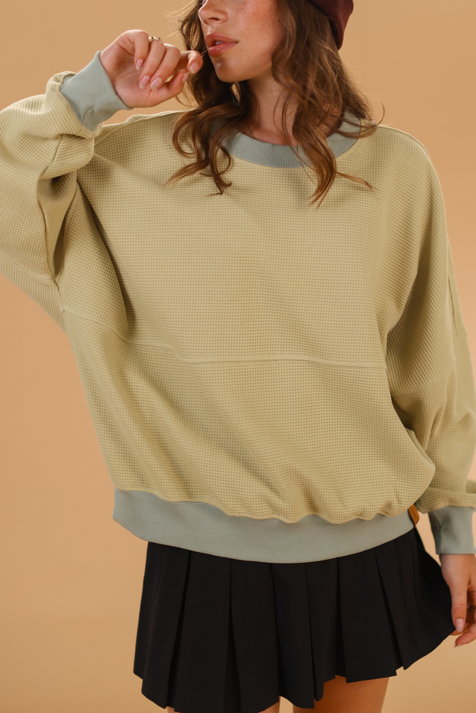 Sweater Aldina Dusty Lime