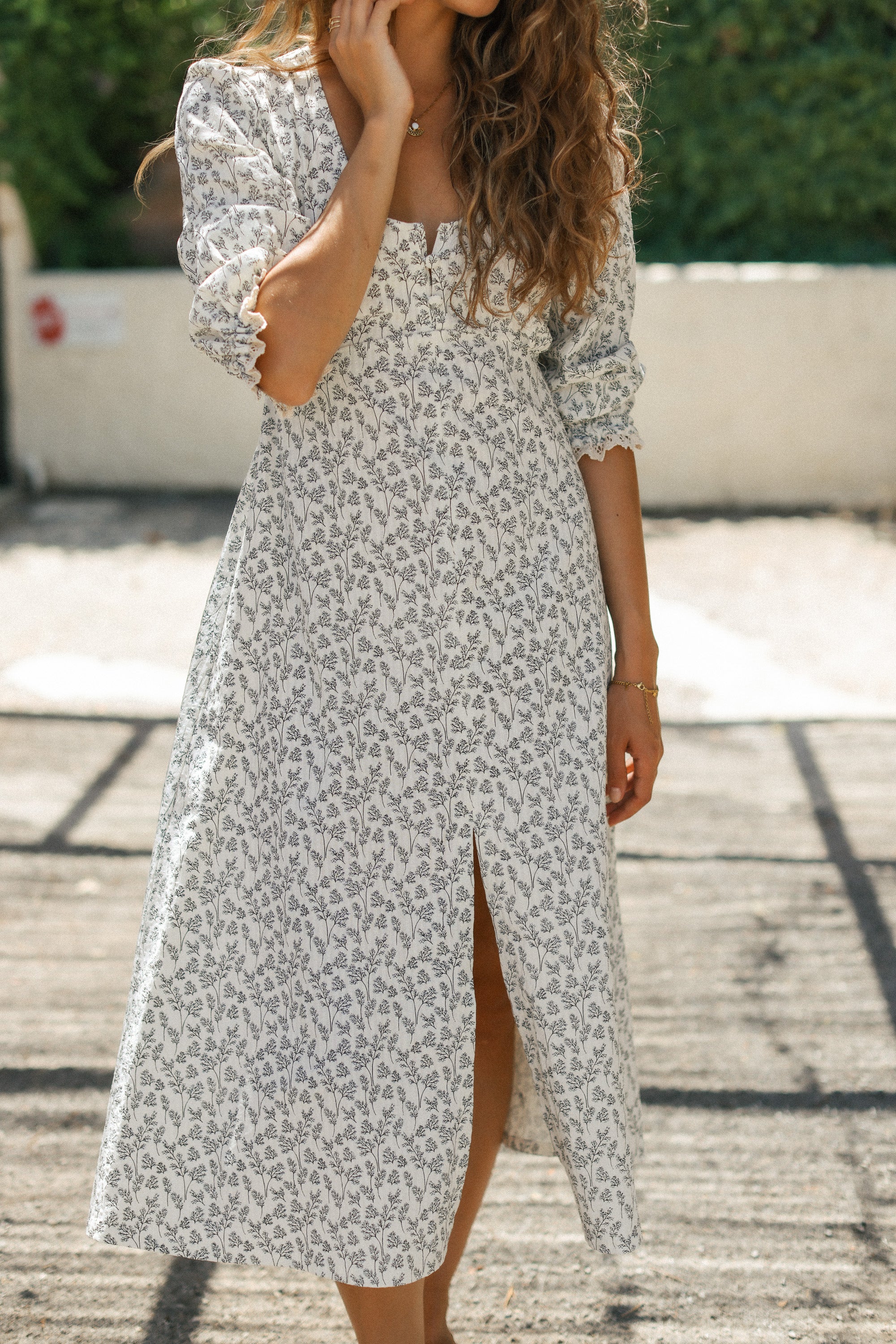 Dress Belinda Cream Twigs