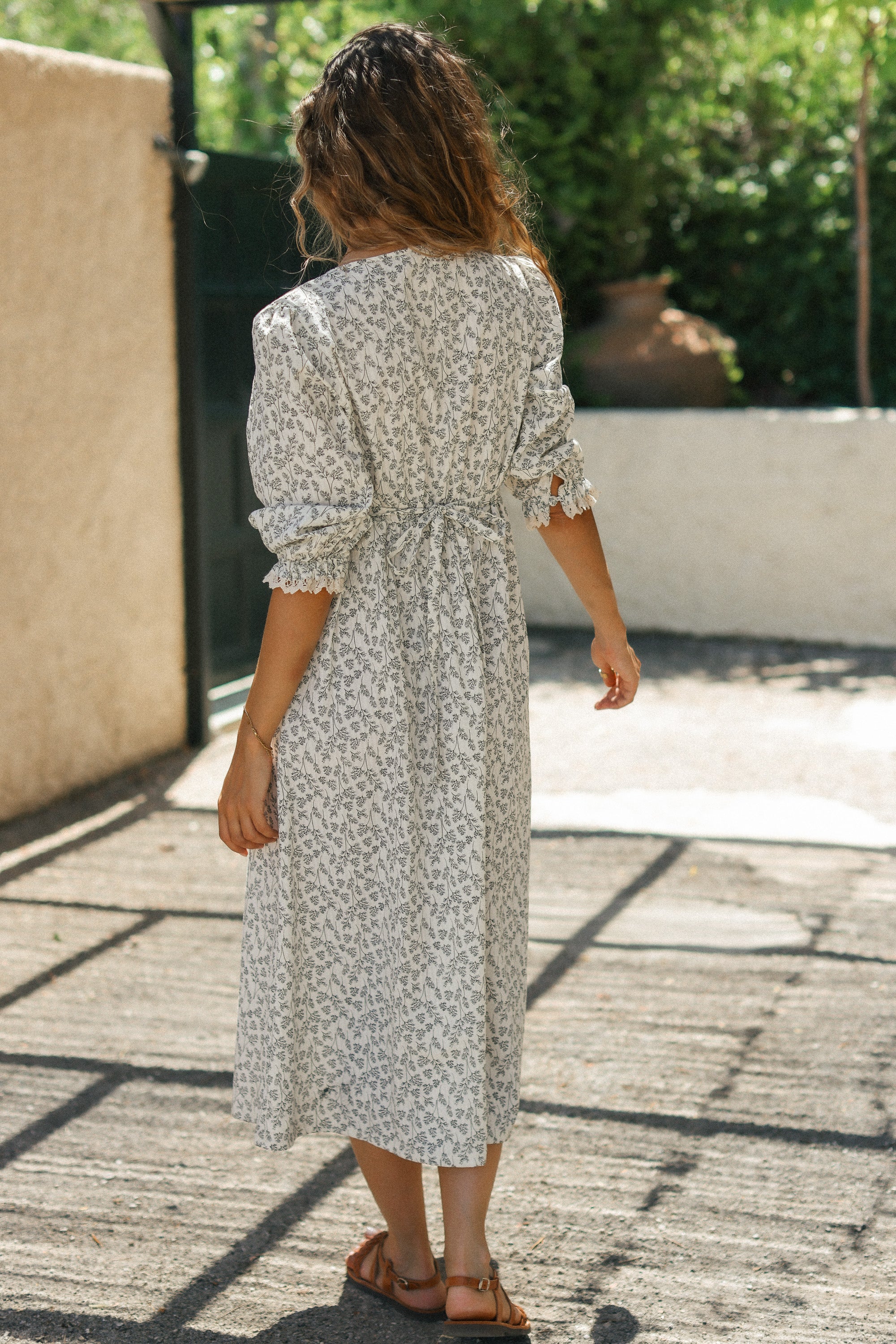 Dress Belinda Cream Twigs